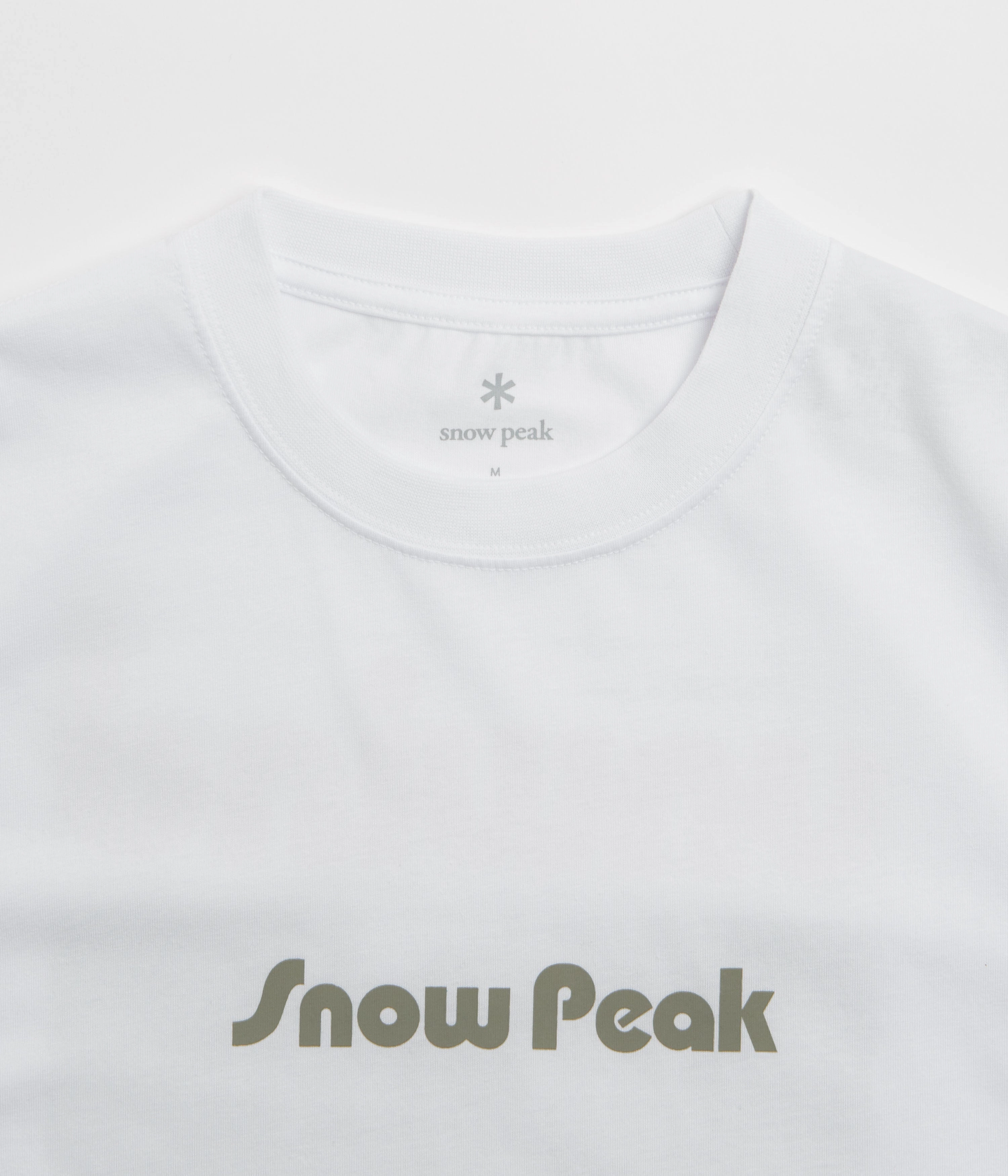 Snow Peak Unwind T-Shirt - White Below knee