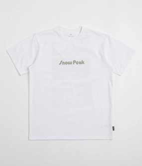 Comfort Fit Snow Peak Unwind T-Shirt - White