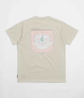 Floral Print sunglasses Snow Peak Warm Oneself T-Shirt - Light Beige