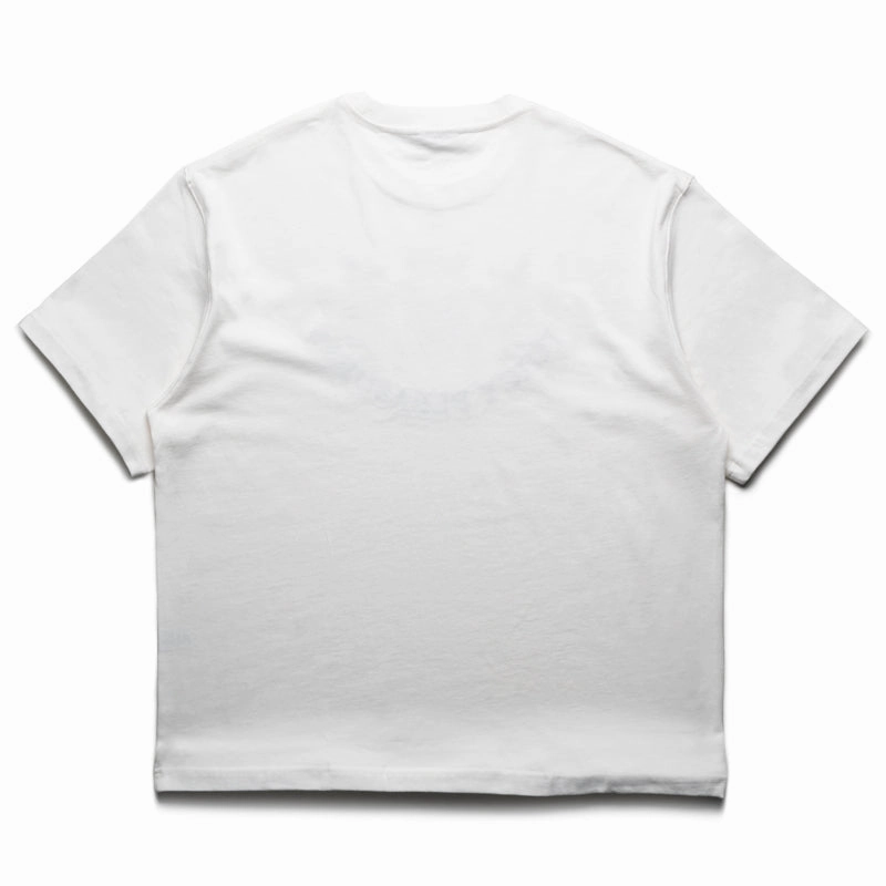 Animal Print beach scene Pleasures Skull Crest Heavyweight Tee - White