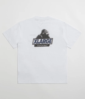 Prom look XLarge Slanted OG Pocket T-Shirt - White