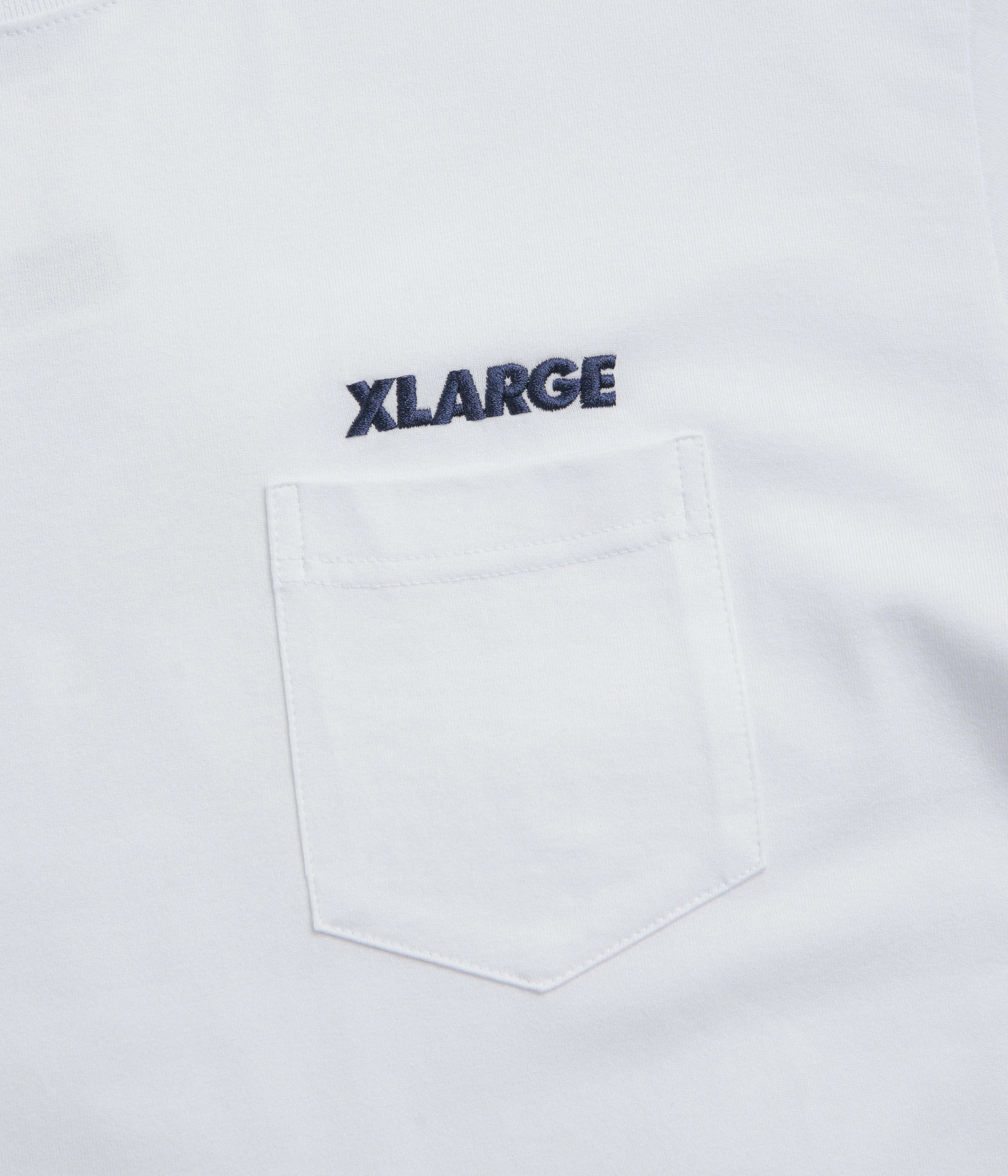 Windy day Date night XLarge Slanted OG Pocket T-Shirt - White