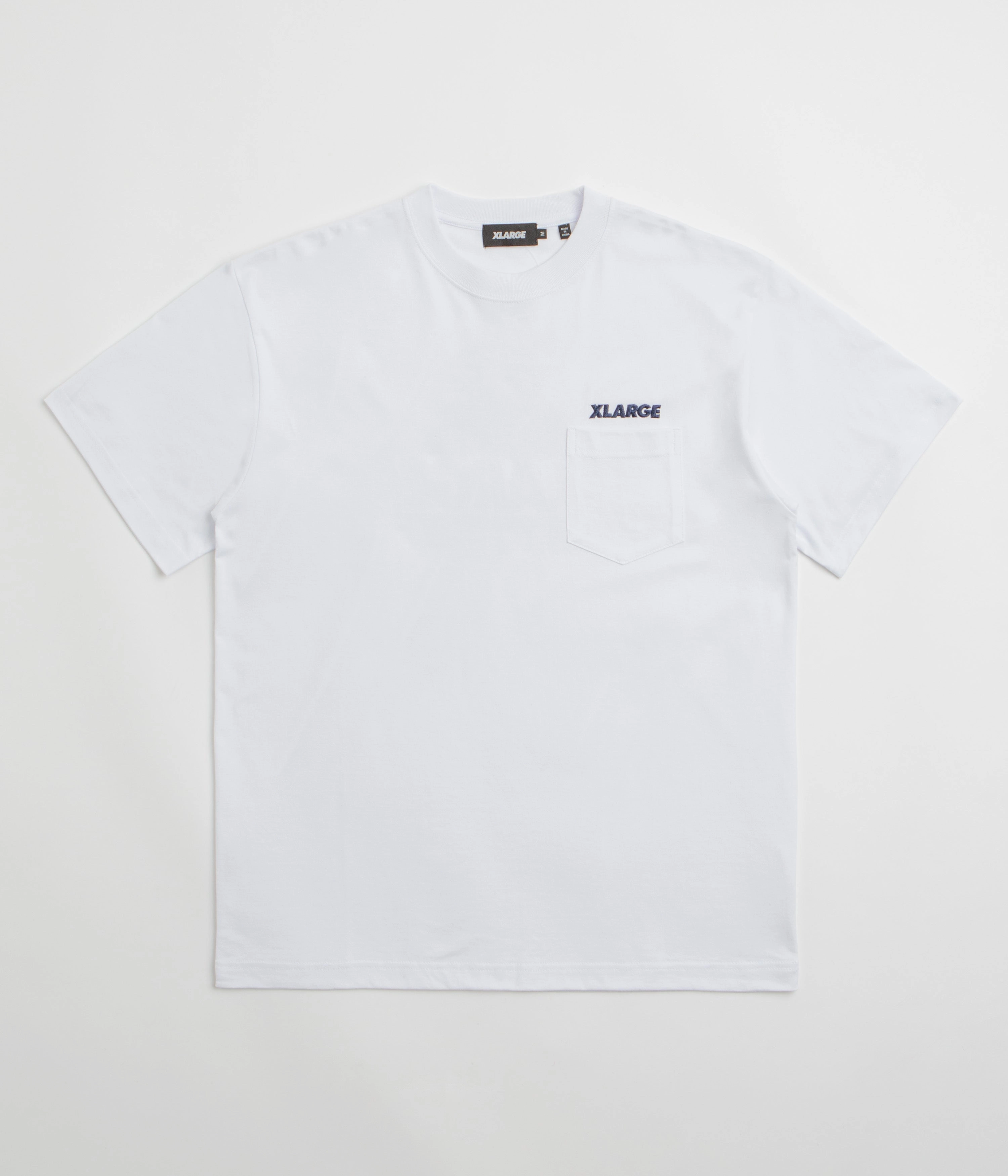 XLarge Slanted OG Pocket T-Shirt - White Paisley