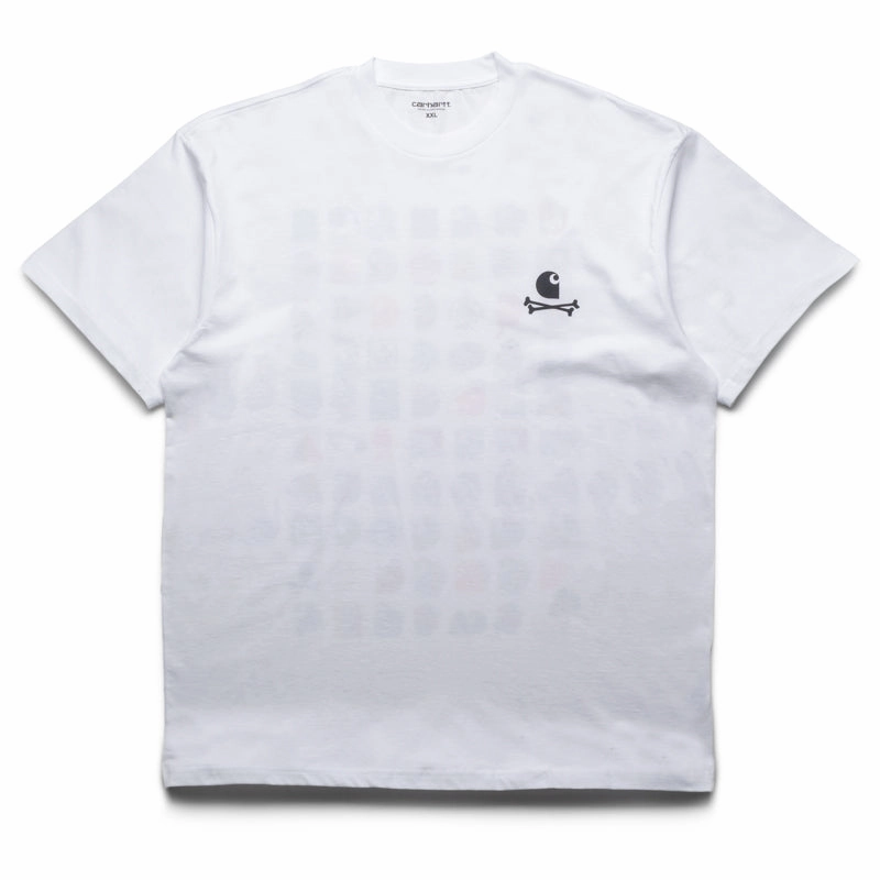 office scene Eco-friendly Carhartt WIP C Logo Archive Tee - White