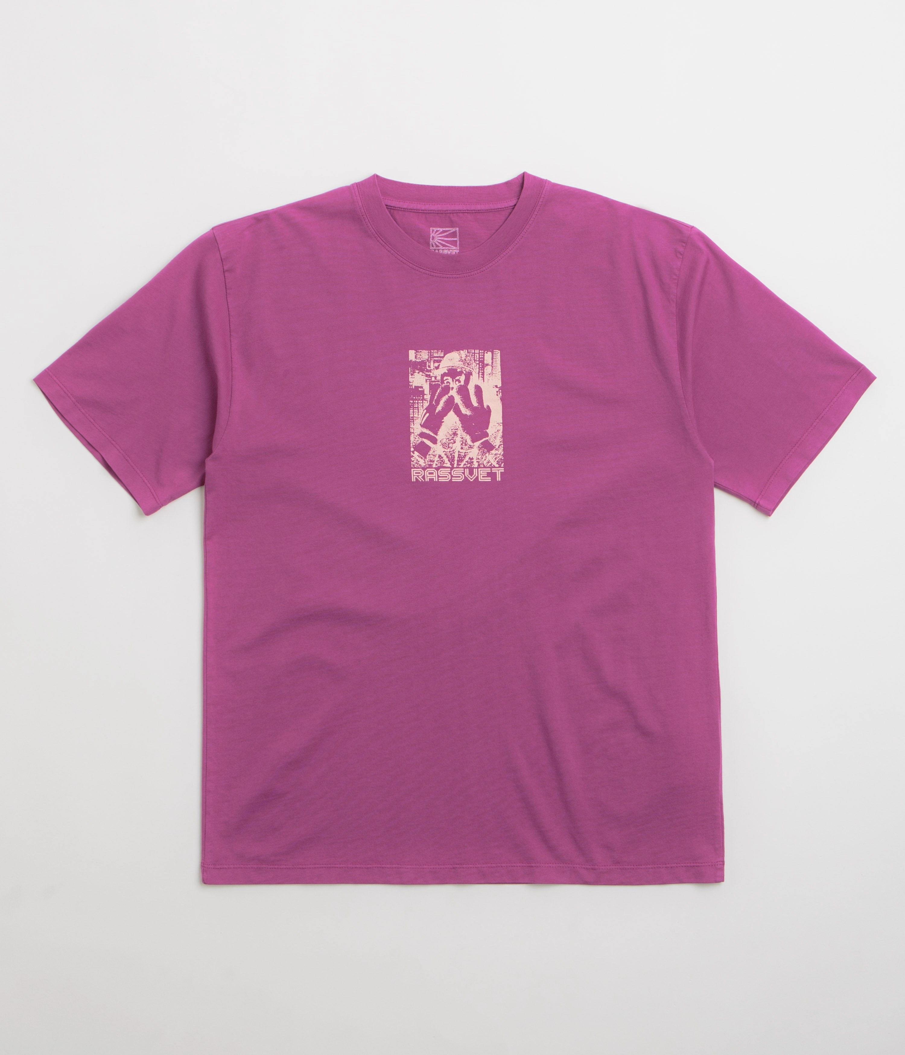 Striped Rassvet Captek T-Shirt - Magenta