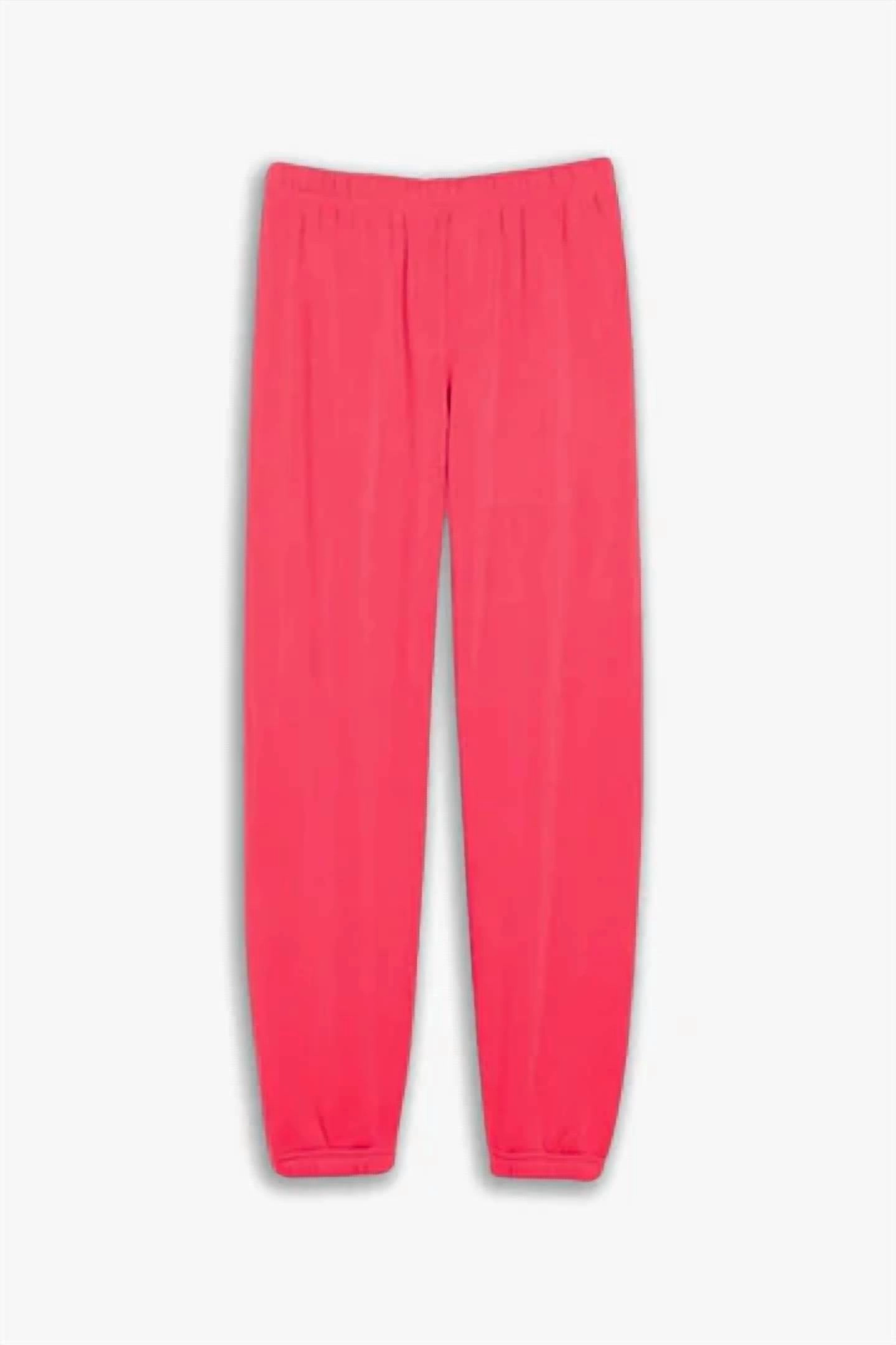 Girl's Dylan Pants In Raspberry Anti Snag Threading
