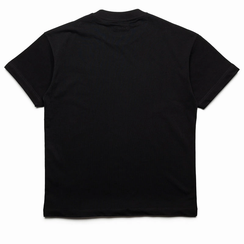 Groom attire Flaneur Floral Watercolor Tee - Black