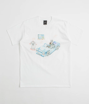 Cropped HUF Road Dawg T-Shirt - White