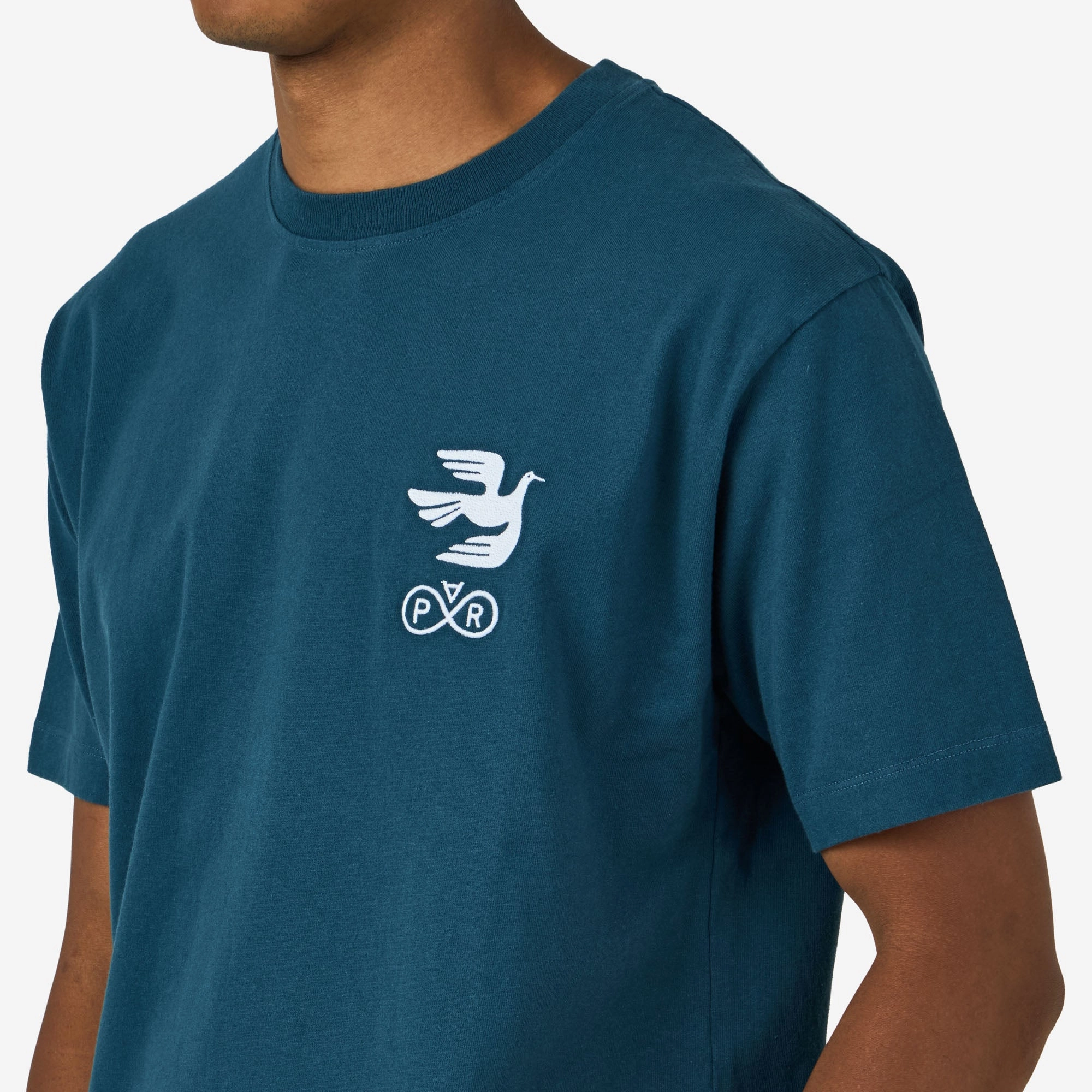 hotel event by Parra Infinite Bird Logo T-Shirt Blue