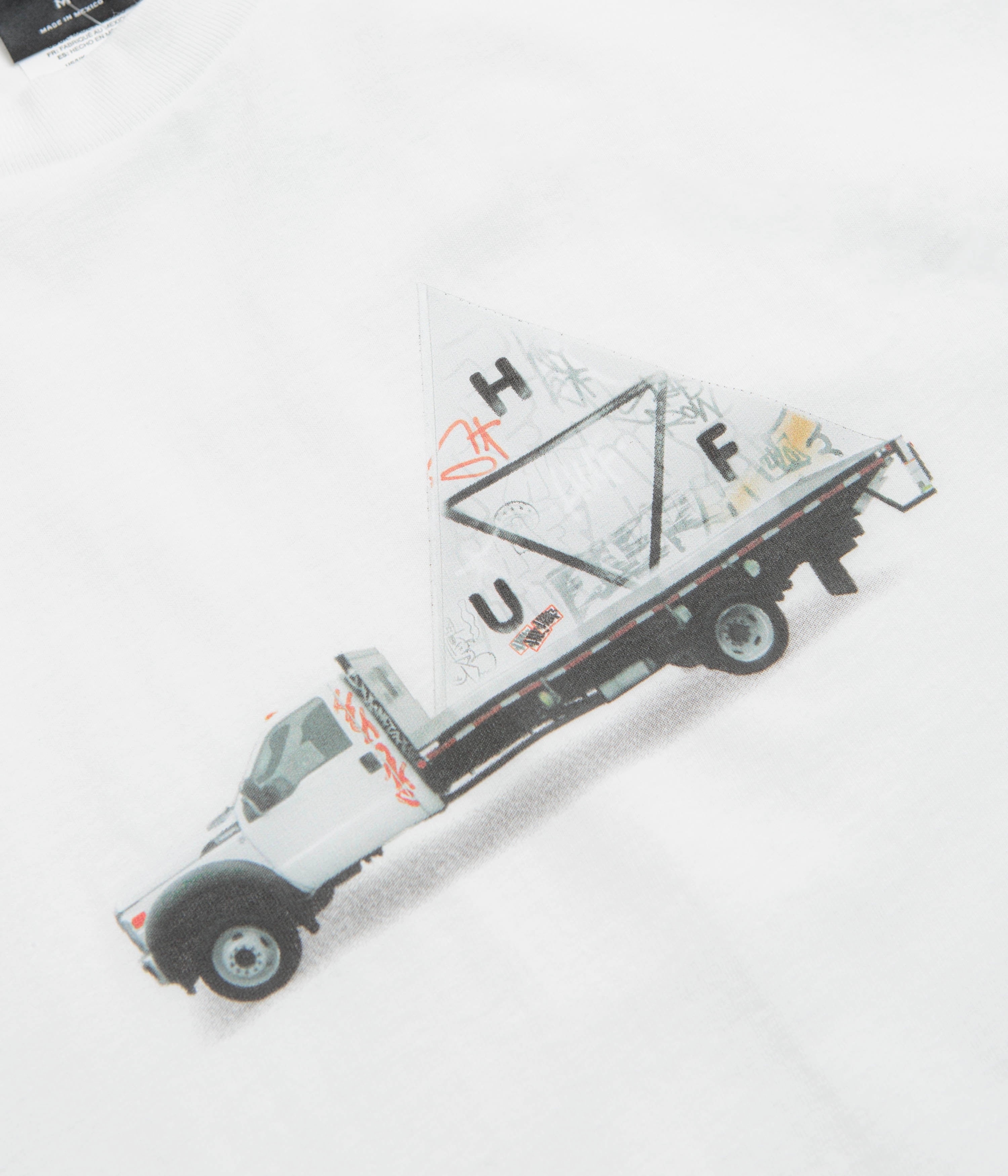 HUF High Clearance T-Shirt - White garden event tie waist