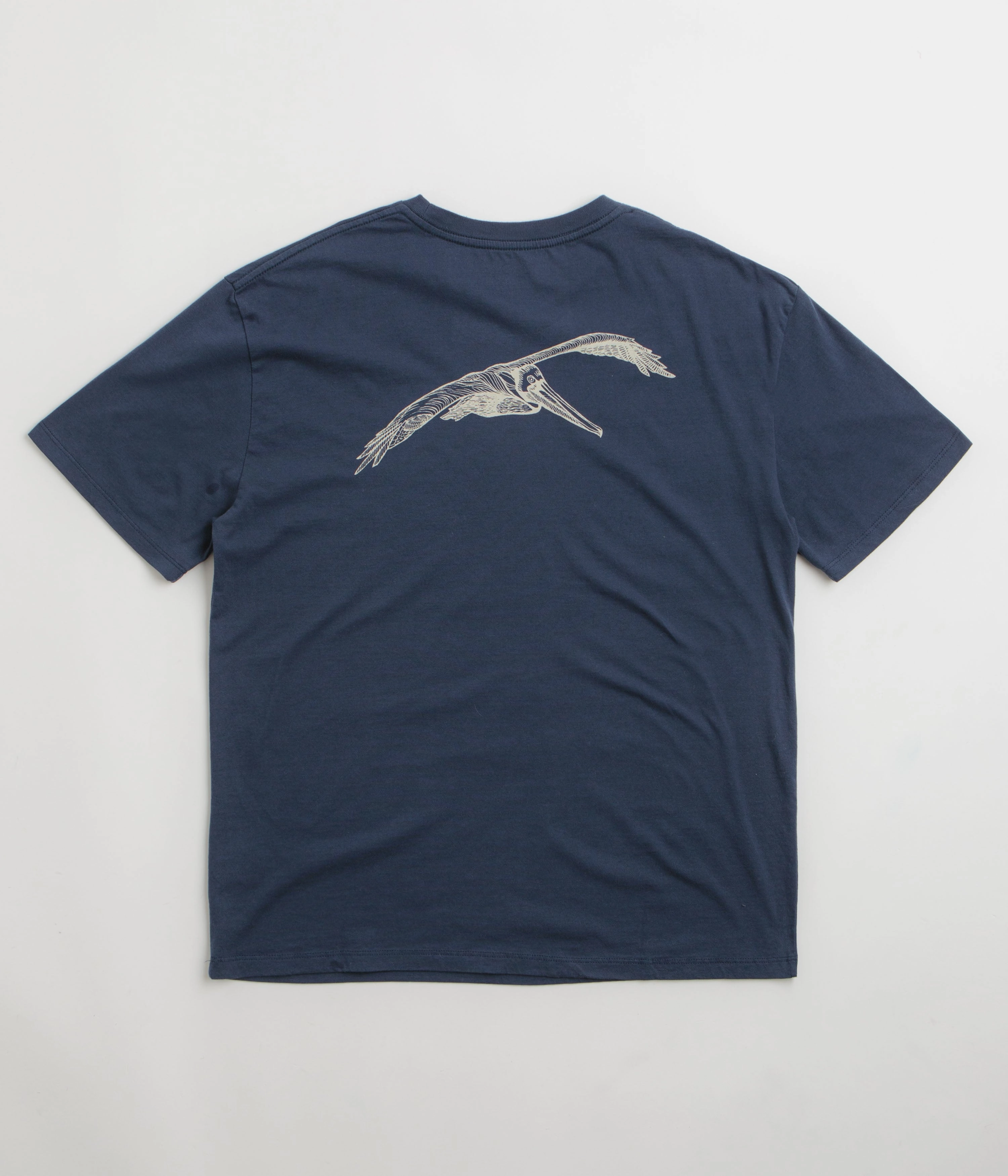 Running clothes Mollusk New Pelican T-Shirt - Navy Indigo