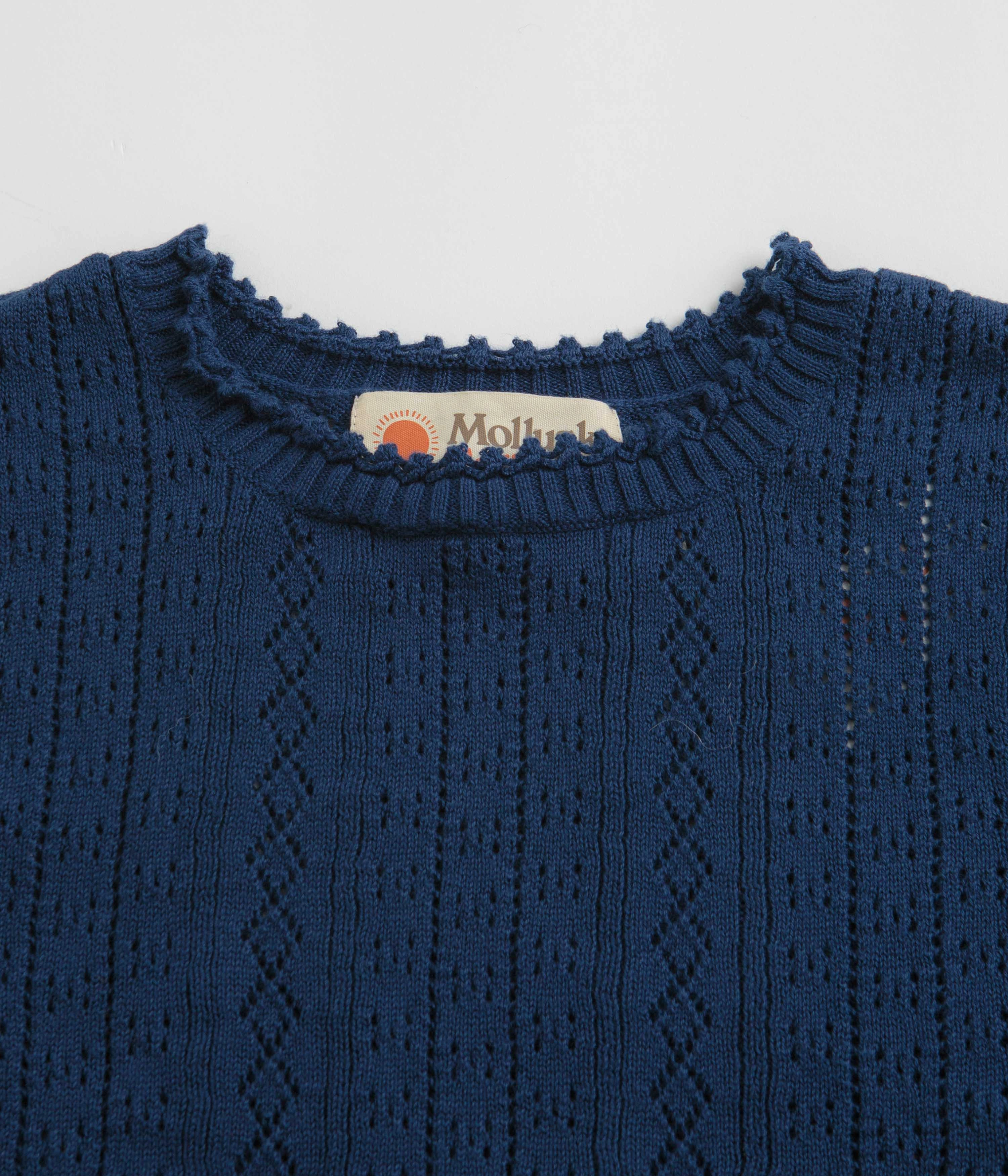 Humid climate Mollusk Womens Juliette Long Sleeve T-Shirt - Navy