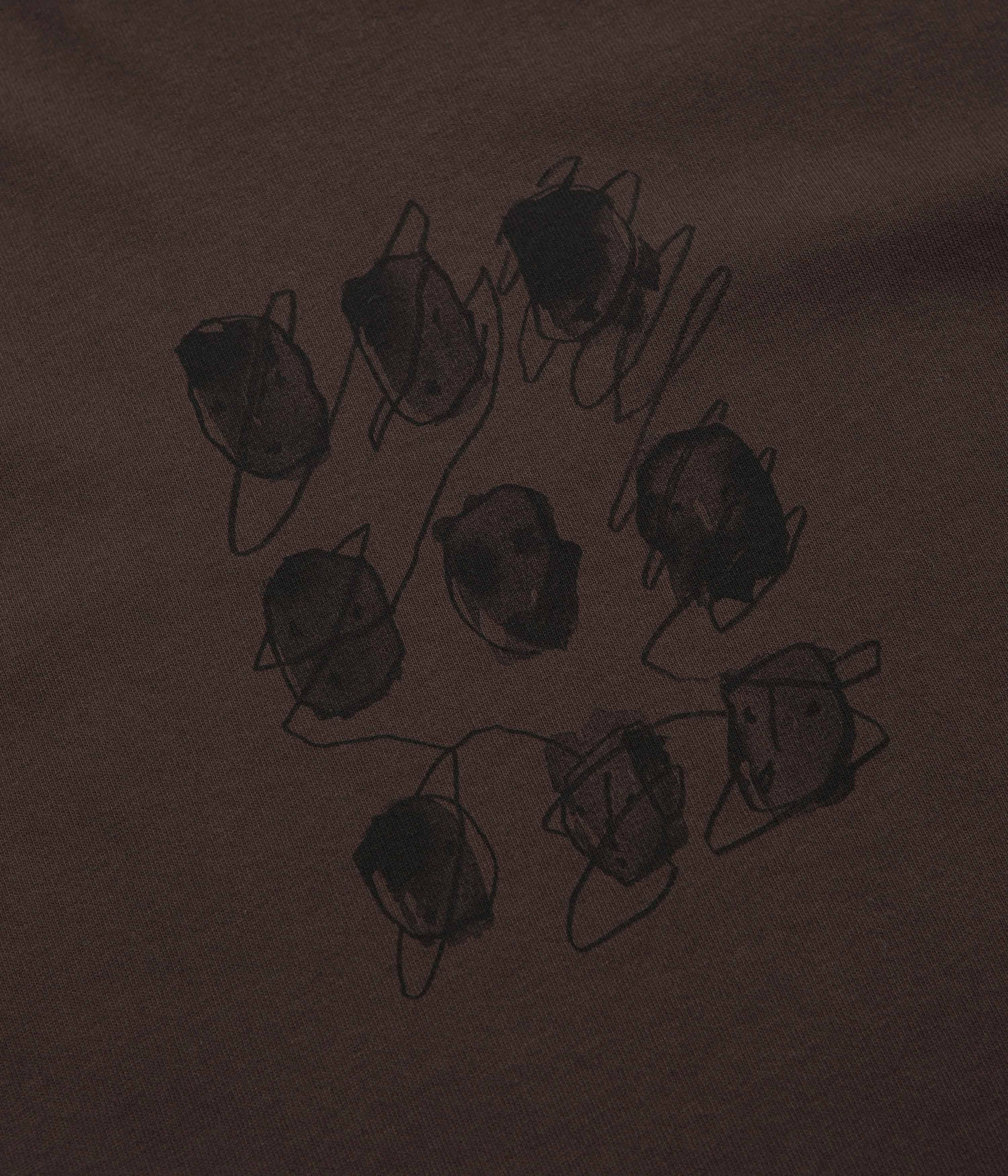 hypoallergenic Hollow Fiber Insulation Polar Sequence Long Sleeve T-Shirt - Brown