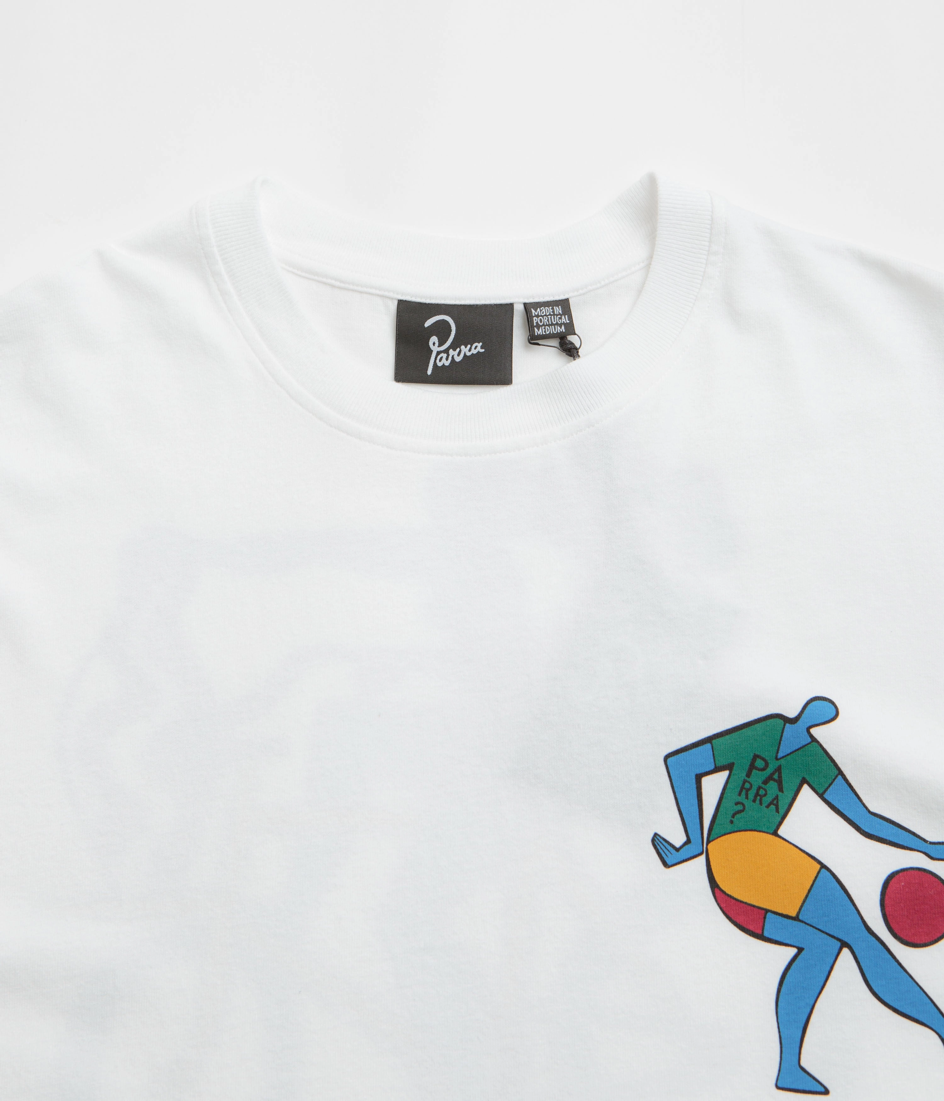 by Parra Vase Delivery T-Shirt - White sequined hem