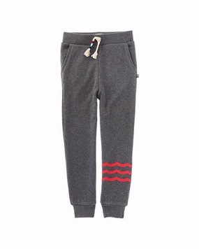 Street Style Sol Angeles Red Waves Jogger
