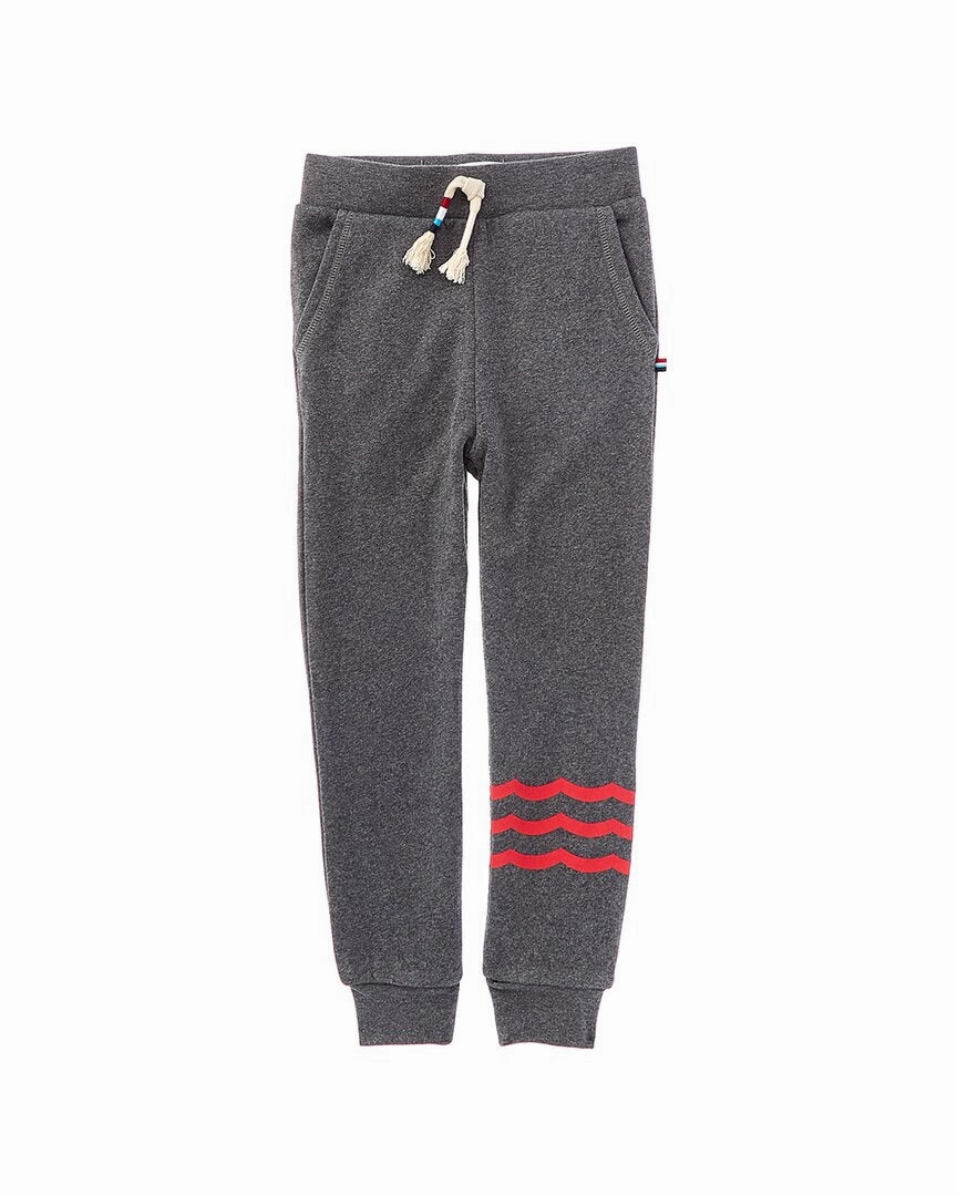 Eco Friendly Fabric High Rise Sol Angeles Red Waves Jogger