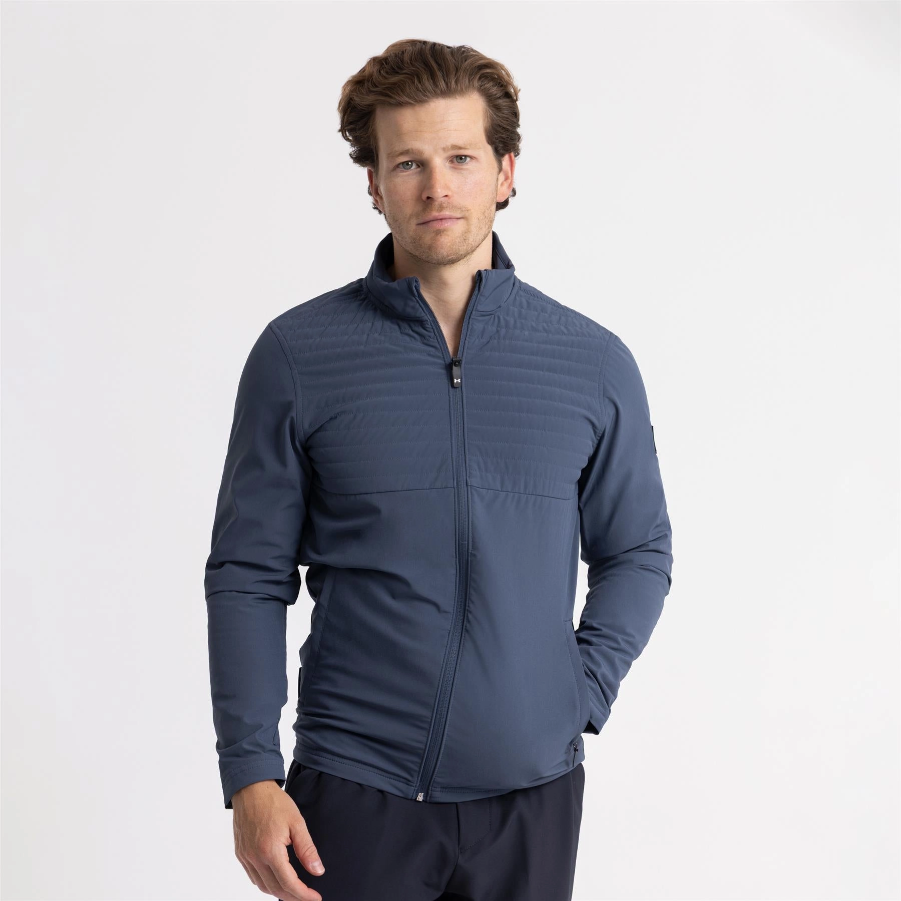 Assist Heat Control Drive Pro Full Zip Jacket Downpour Grey/Black