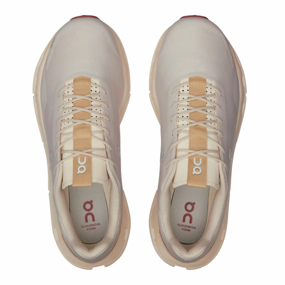 On Running Men's Cloudnova Form Sand/Moon Ergonomic Sole