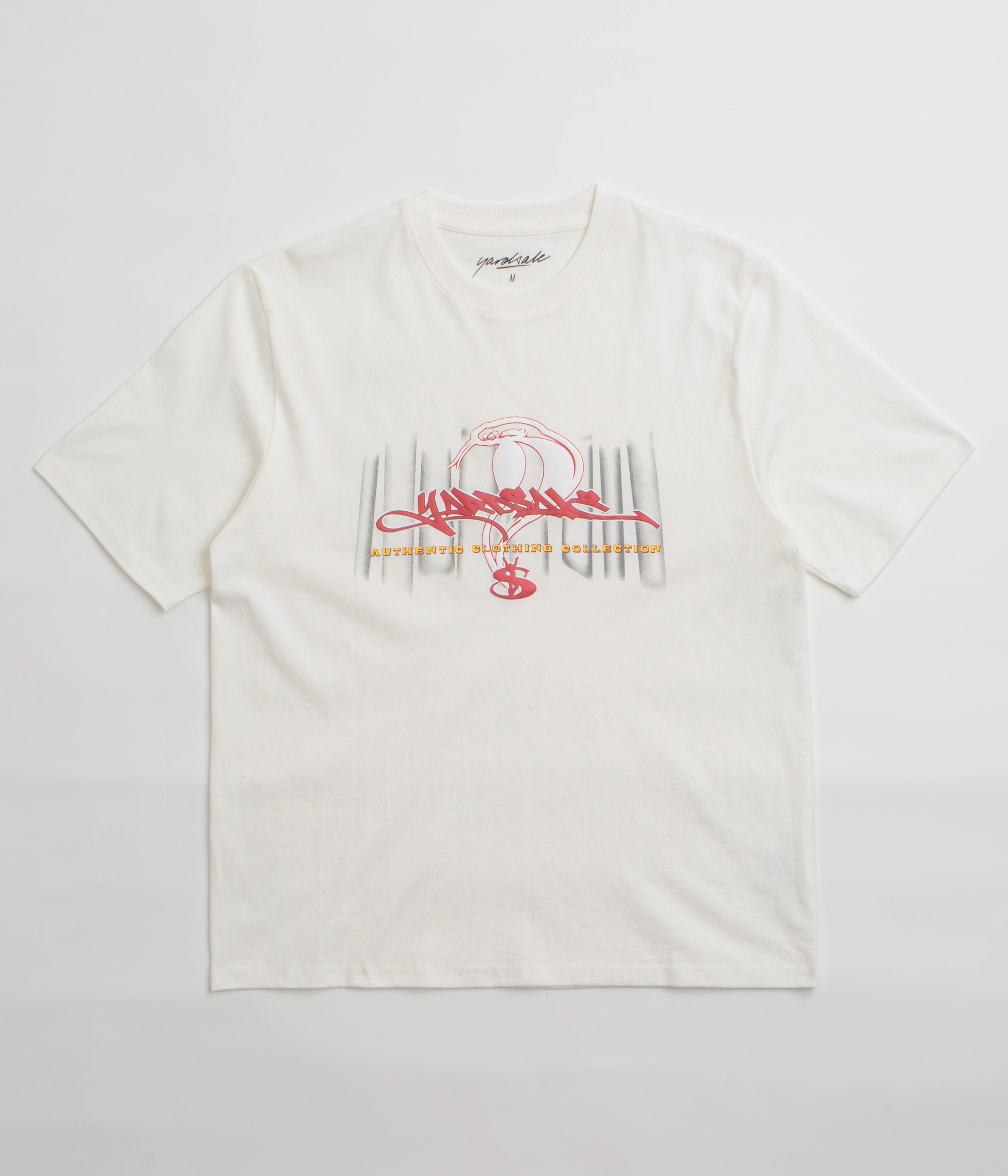 Yardsale YS Authentic T-Shirt - White graphic hem Spa day