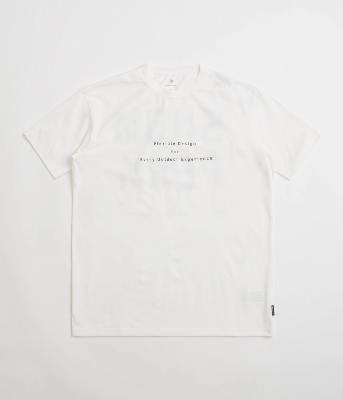 Snow Peak Jikaro Firering Table T-Shirt - Off White rayon shirt