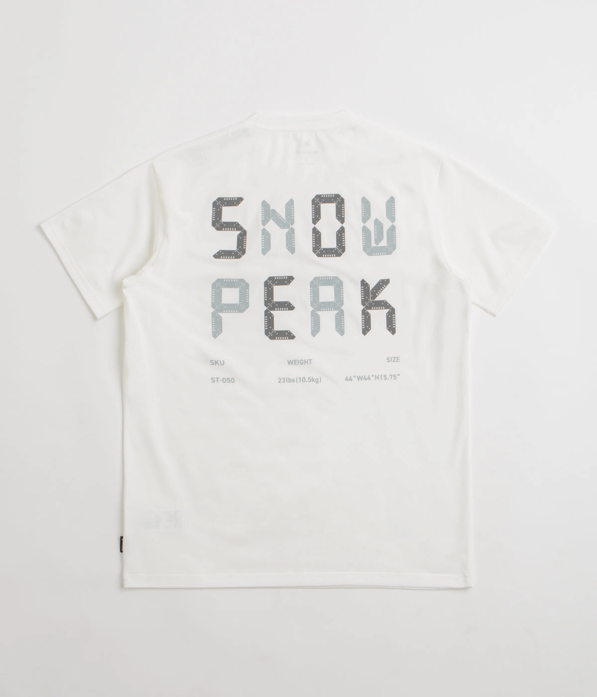 School campus sleep shorts silhouette Snow Peak Jikaro Firering Table T-Shirt - Off White