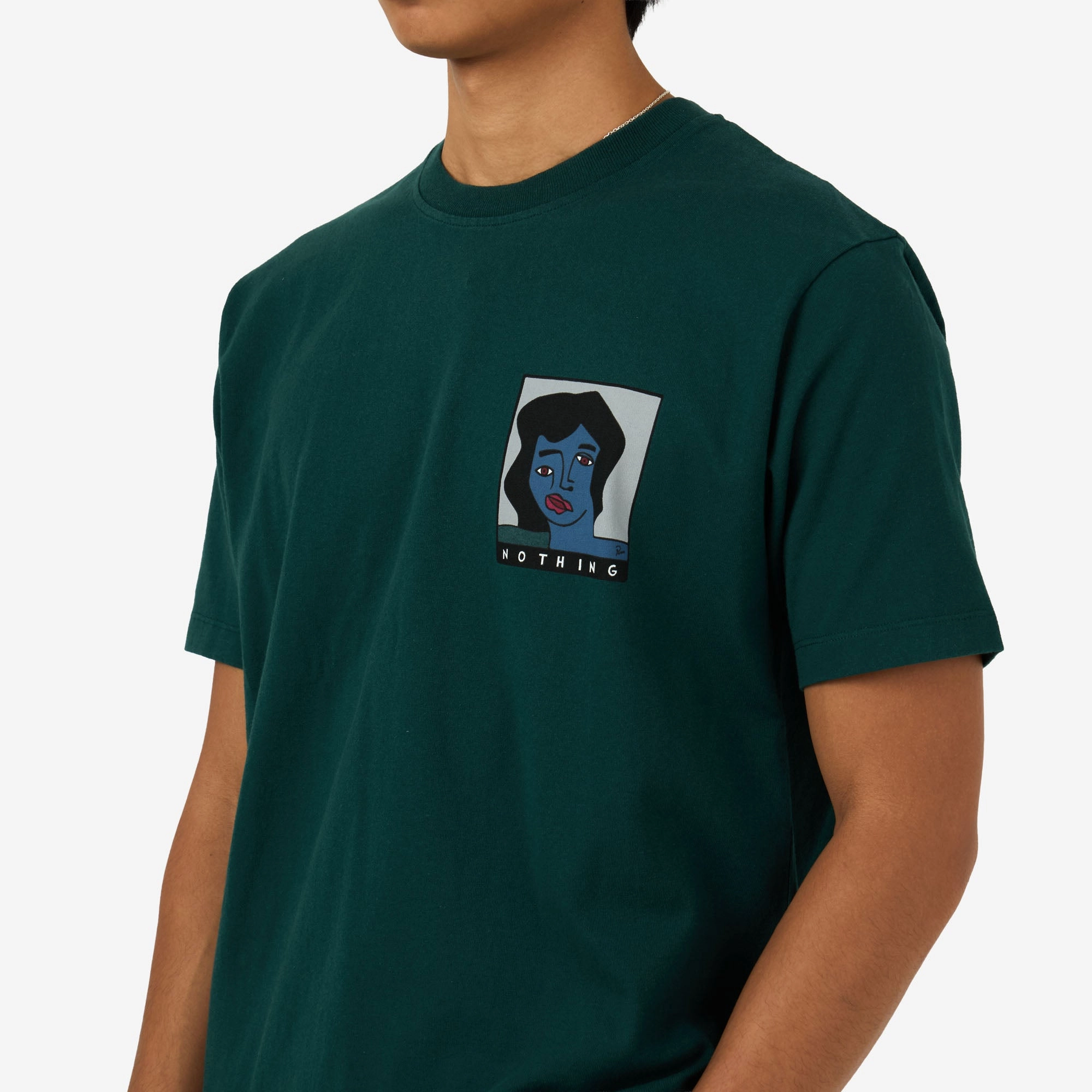 by Parra Nothing Please T-Shirt Pine Green standalone piece Durable Quality