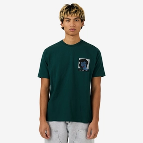 Suspenders by Parra Nothing Please T-Shirt Pine Green