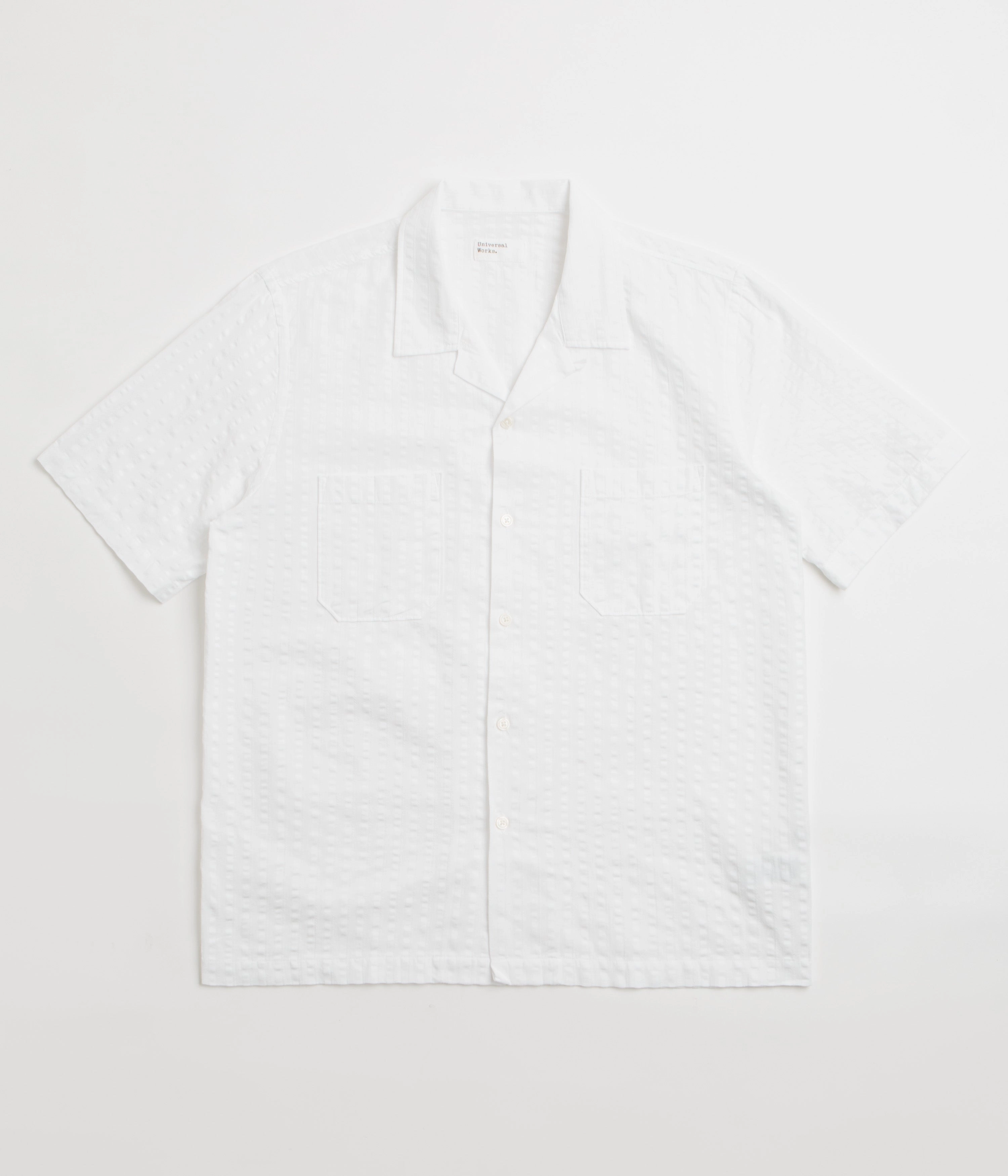 Rooftop Bar Universal Works Sal Road Shirt - White