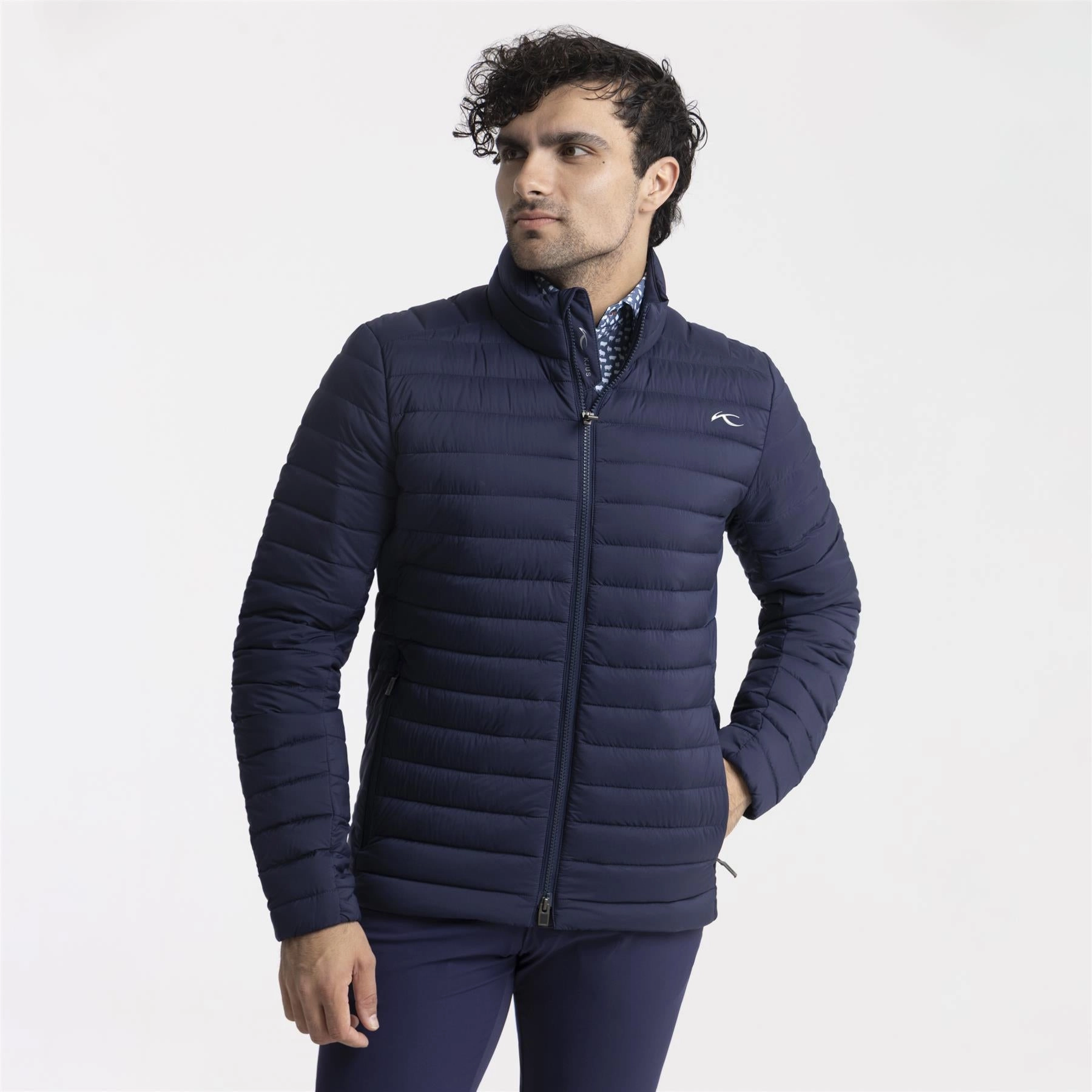 FRX Blackcomb Down Jacket KJUS Navy Perforated Details
