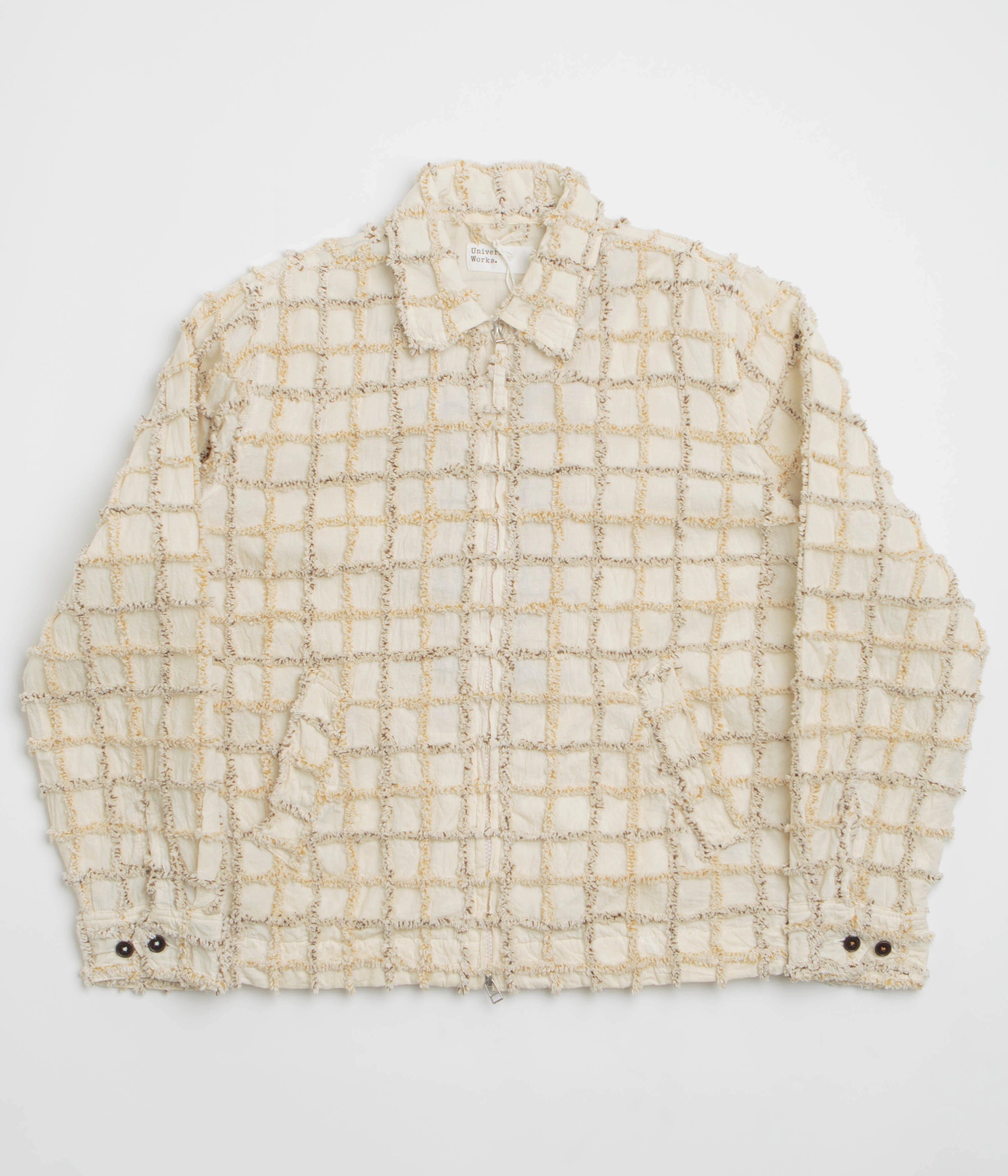 Sleek Look mass - produced Universal Works Windcheater Jacket - Ecru