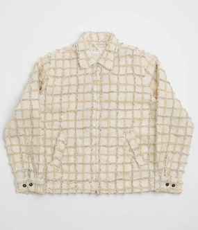 Sleek Look mass - produced Universal Works Windcheater Jacket - Ecru