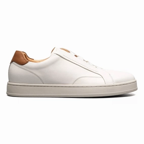 Better Form Florsheim Men's Monopoli Elastic Lace Off-White/Cognac