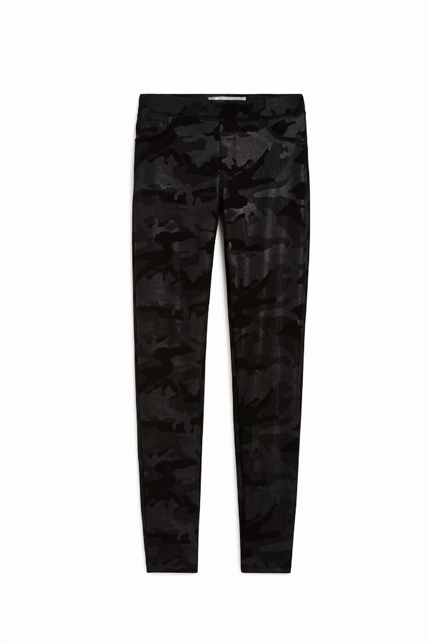 Girl's Pattern Skinny Pant In Camo Bonded Seam Technology