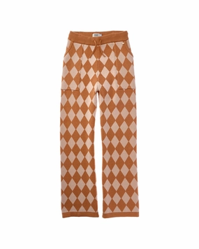 Scotch & Soda Checkerboard Knit Straight Leg Pant NoBuckleDesign