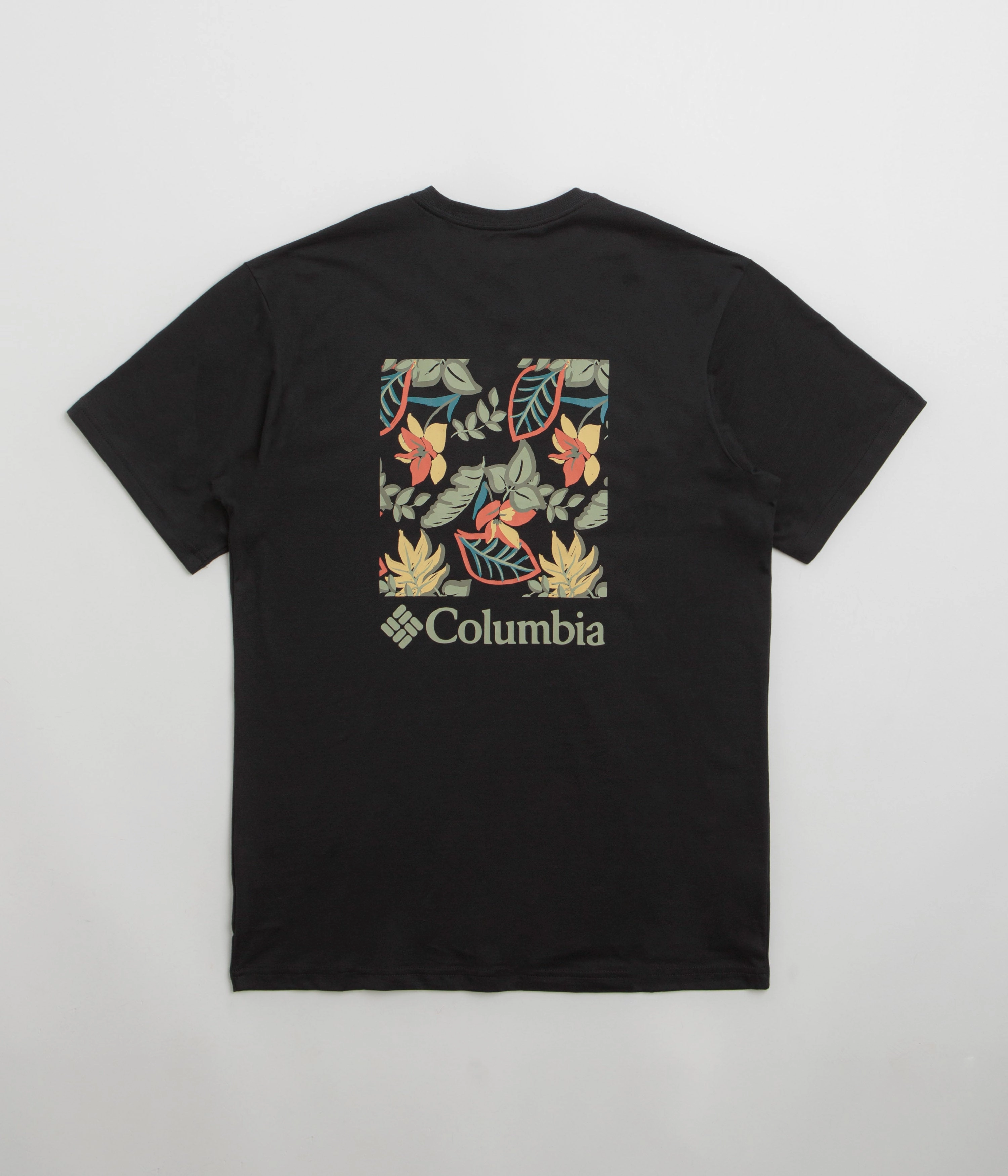 Columbia North Cascades T-Shirt - Black / Pasteled Framed hot climate regular length