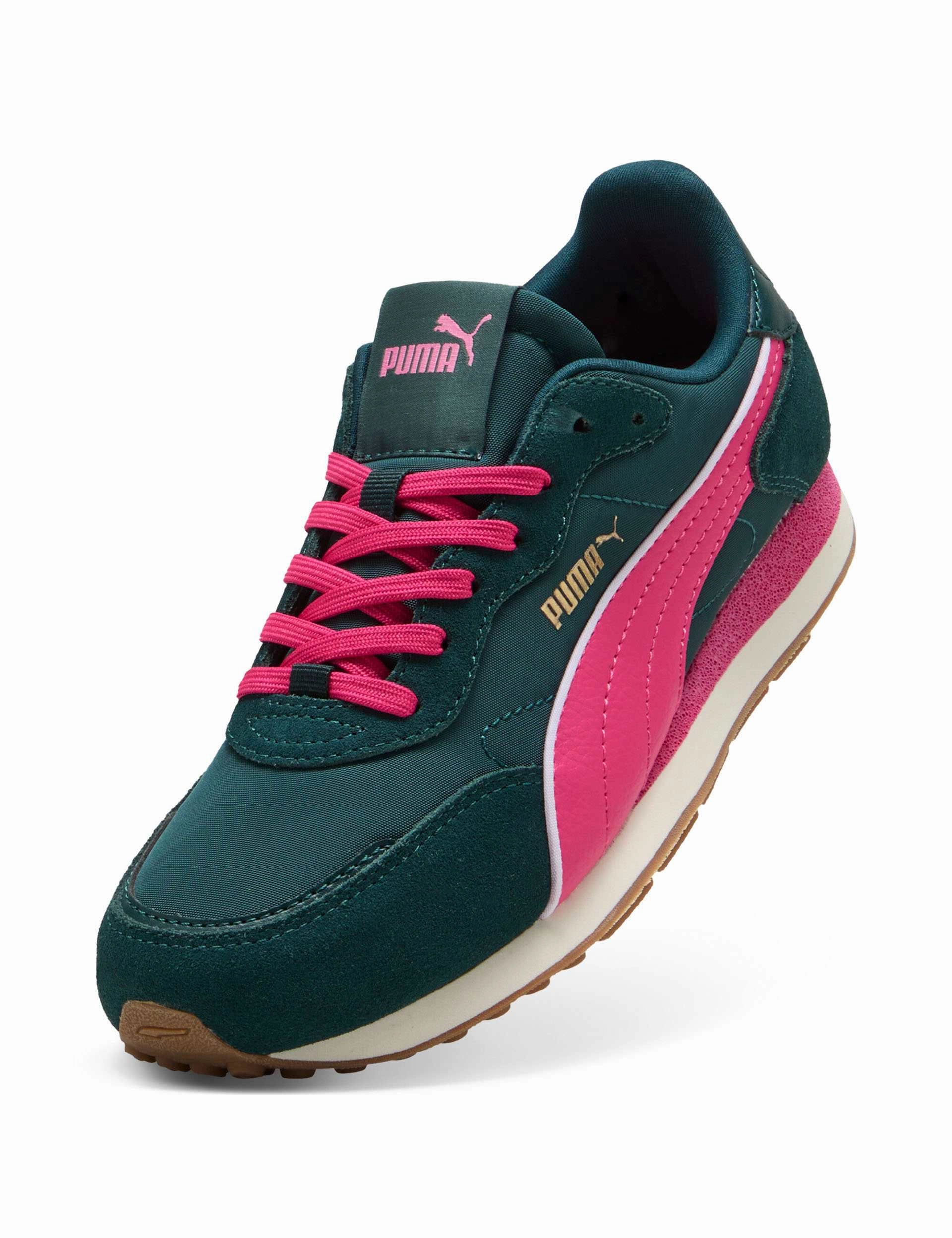 Bounce Back Comfort ST Miler Rose Sneakers - Green Terrain/Posie Pink/Gum