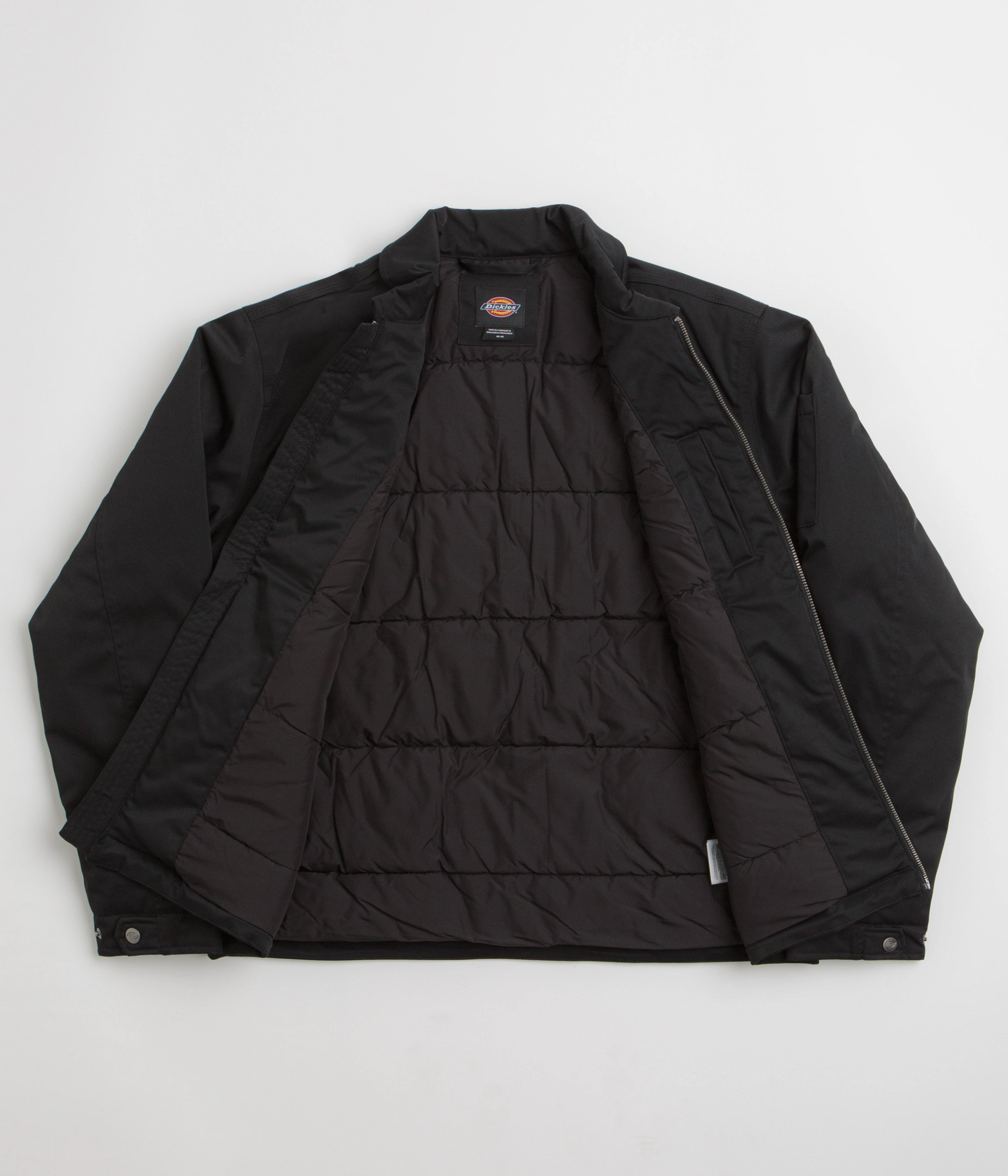 New Year's suitable for community activities Dickies Eisenhower Puffer Jacket - Black / Black
