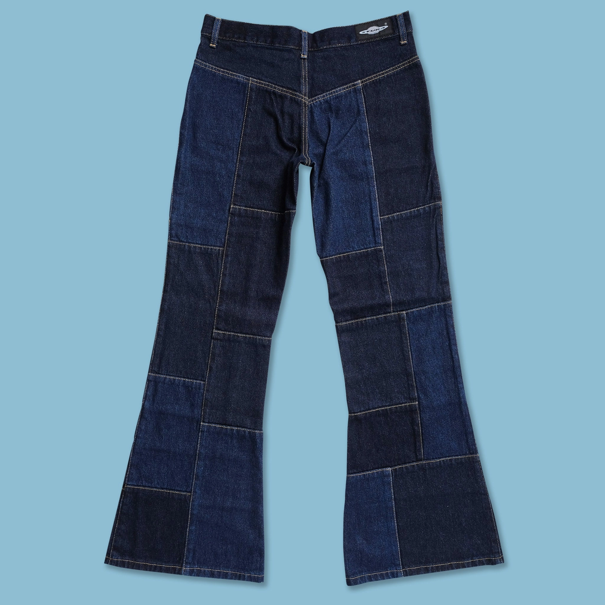 Layered Protection Y2K Bootcut Denim Pants