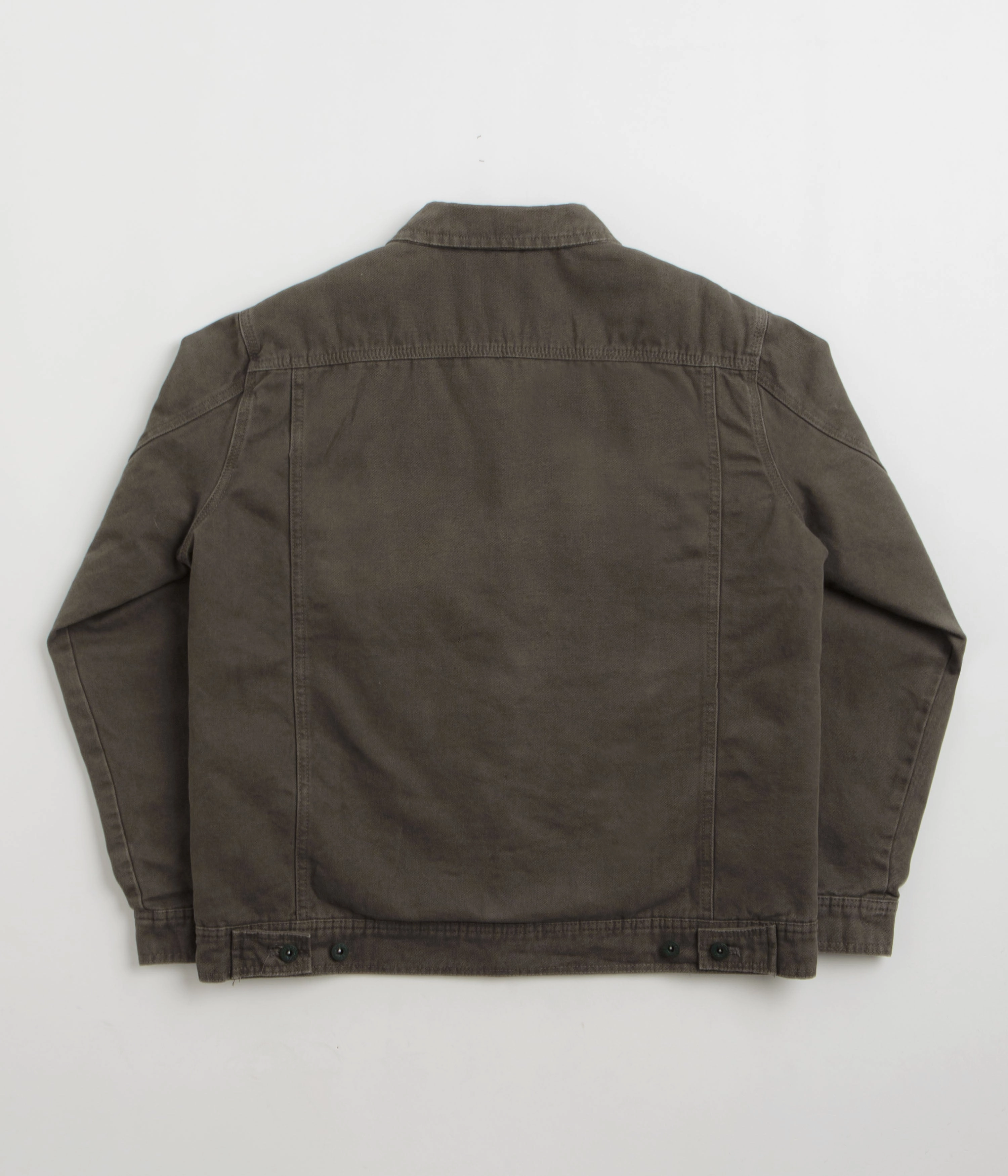 Wind Layer Stan Ray Lined Trucker Jacket - Charcoal Duck