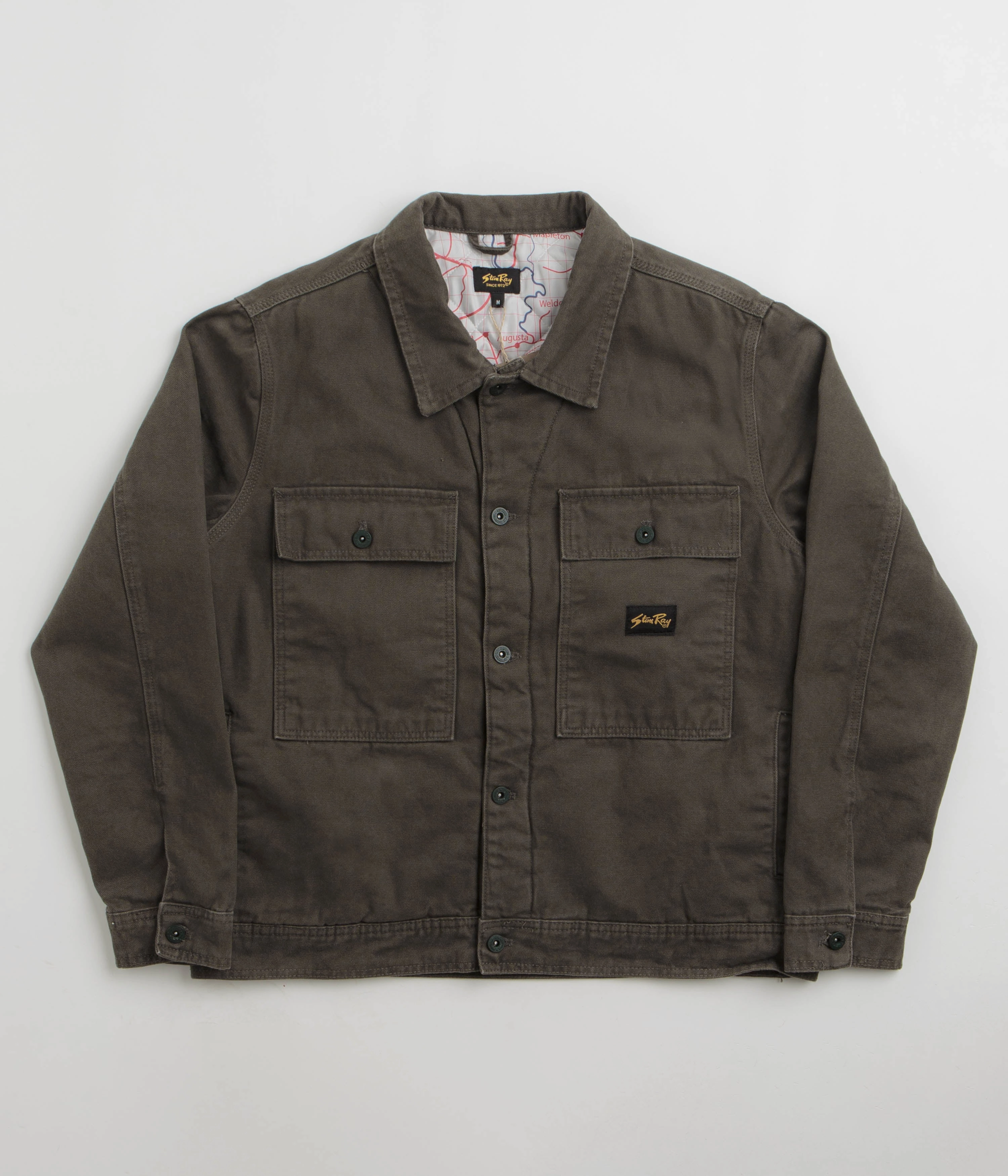 Stan Ray Lined Trucker Jacket - Charcoal Duck Valentine's Day
