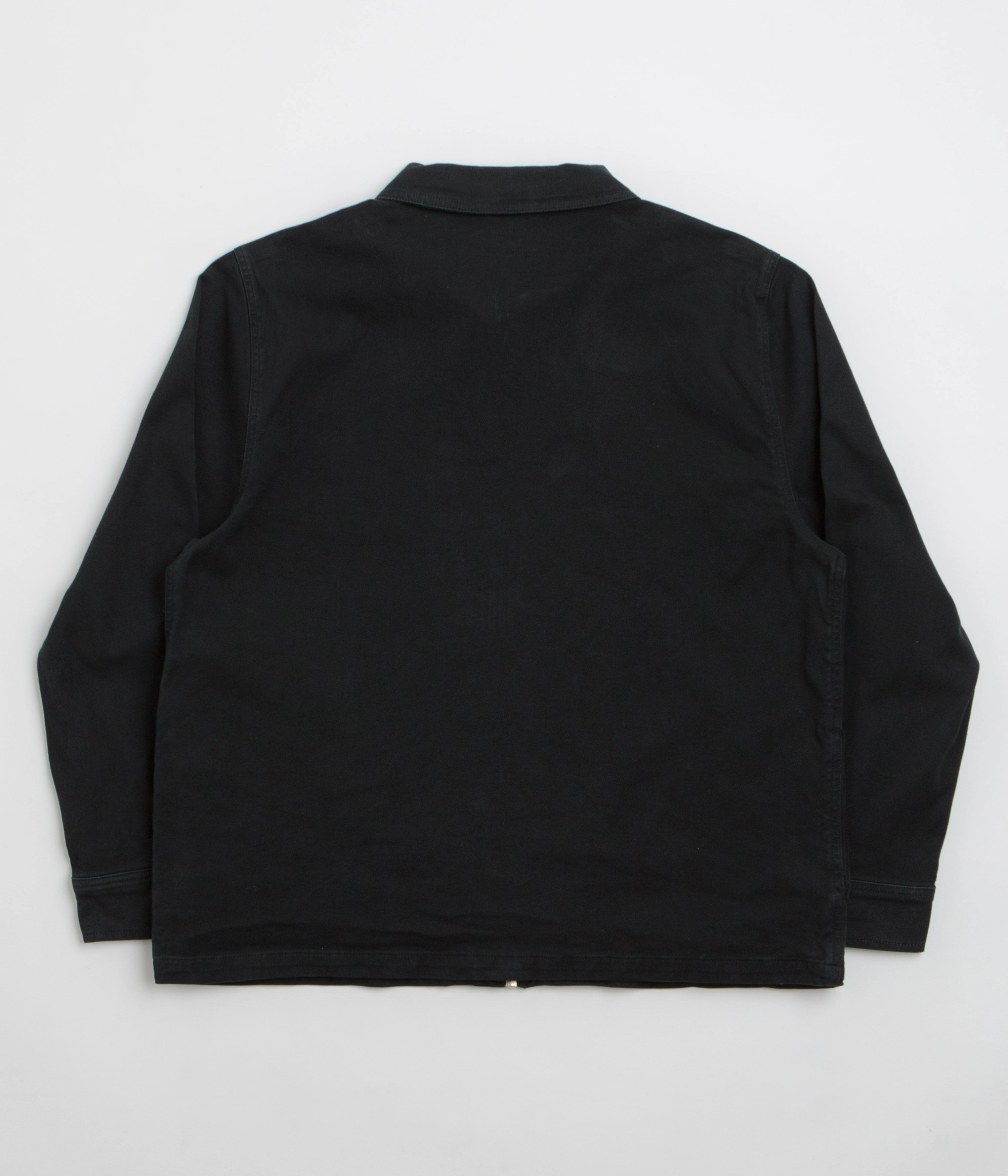 Tagless Design Stan Ray Zip Shirt - Washed Black Canvas