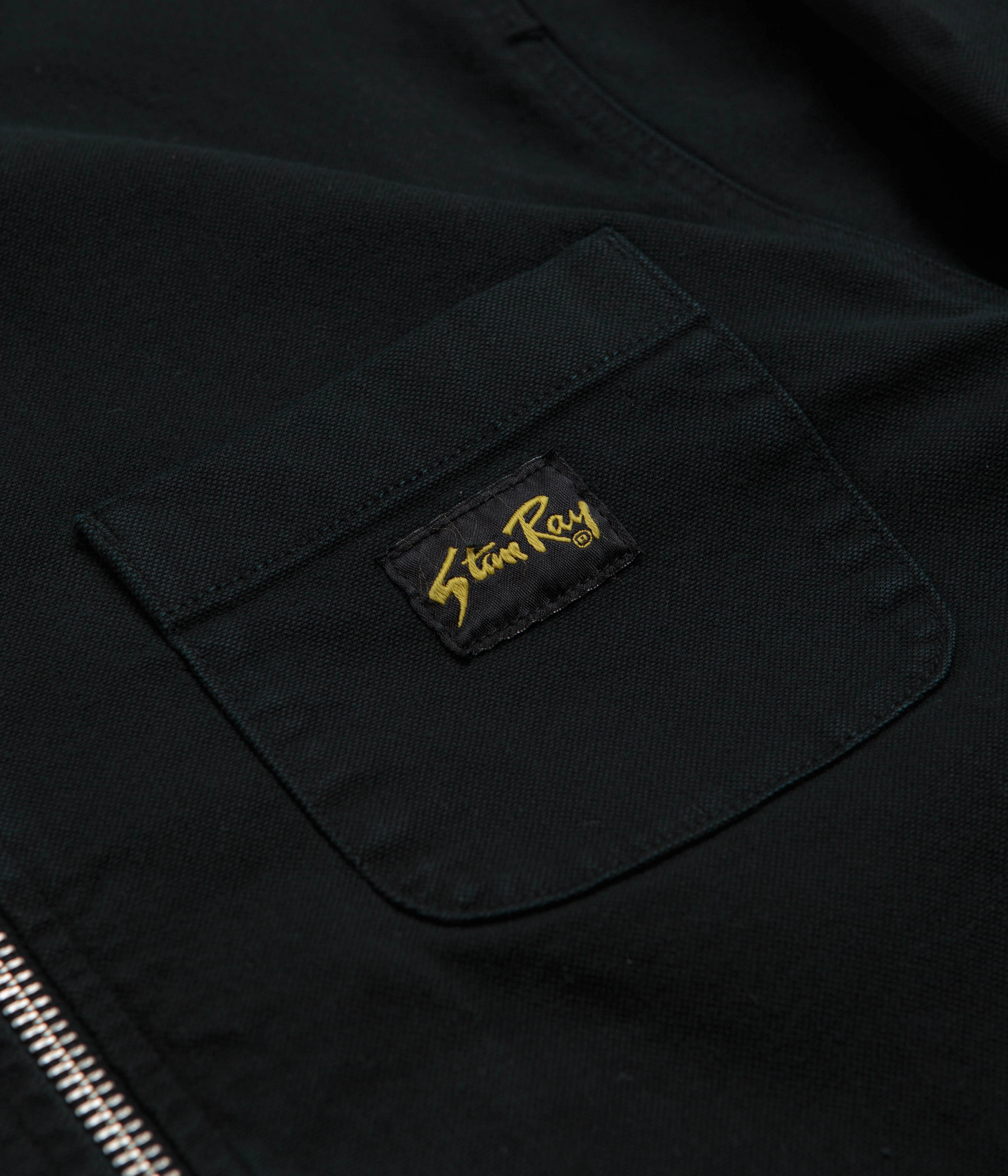 Stan Ray Zip Shirt - Washed Black Canvas Gift Idea