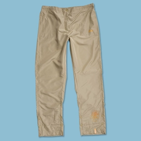 Breathable Stretch Vintage asics Track Pants Medium