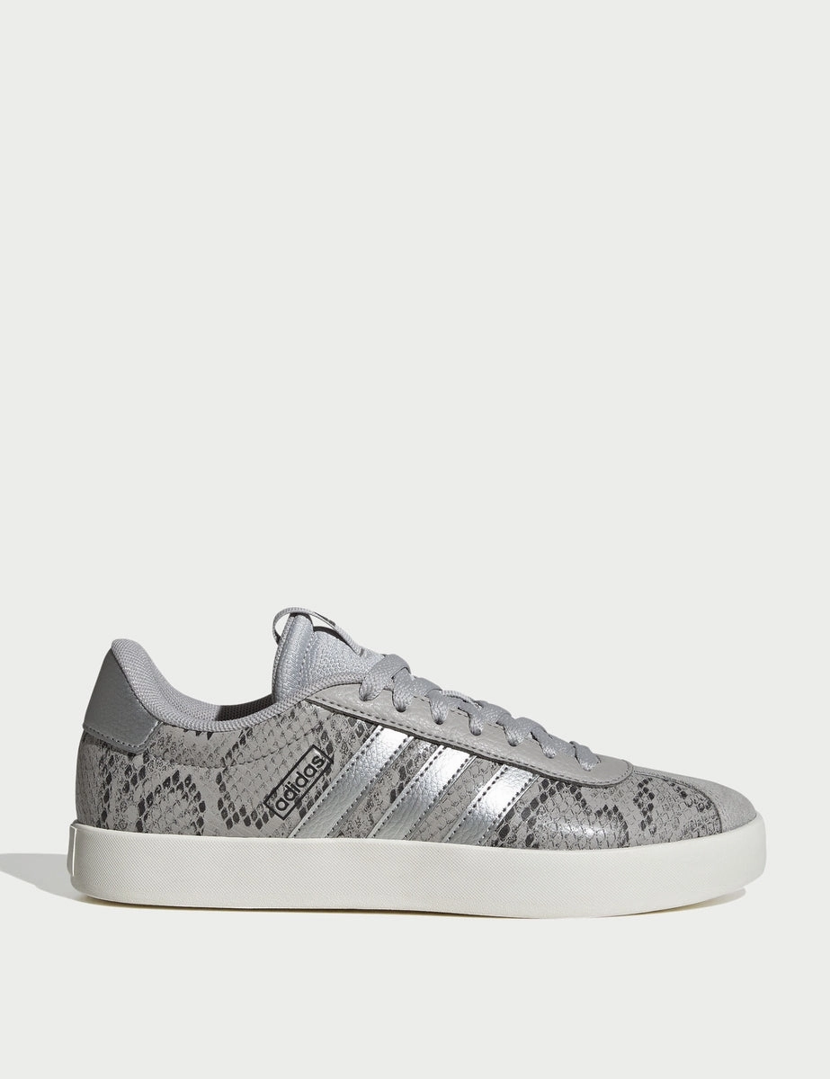 VL Court 3.0 Shoes - Grey Two/Silver Metallic/Off White Park Picnic Stable Stride