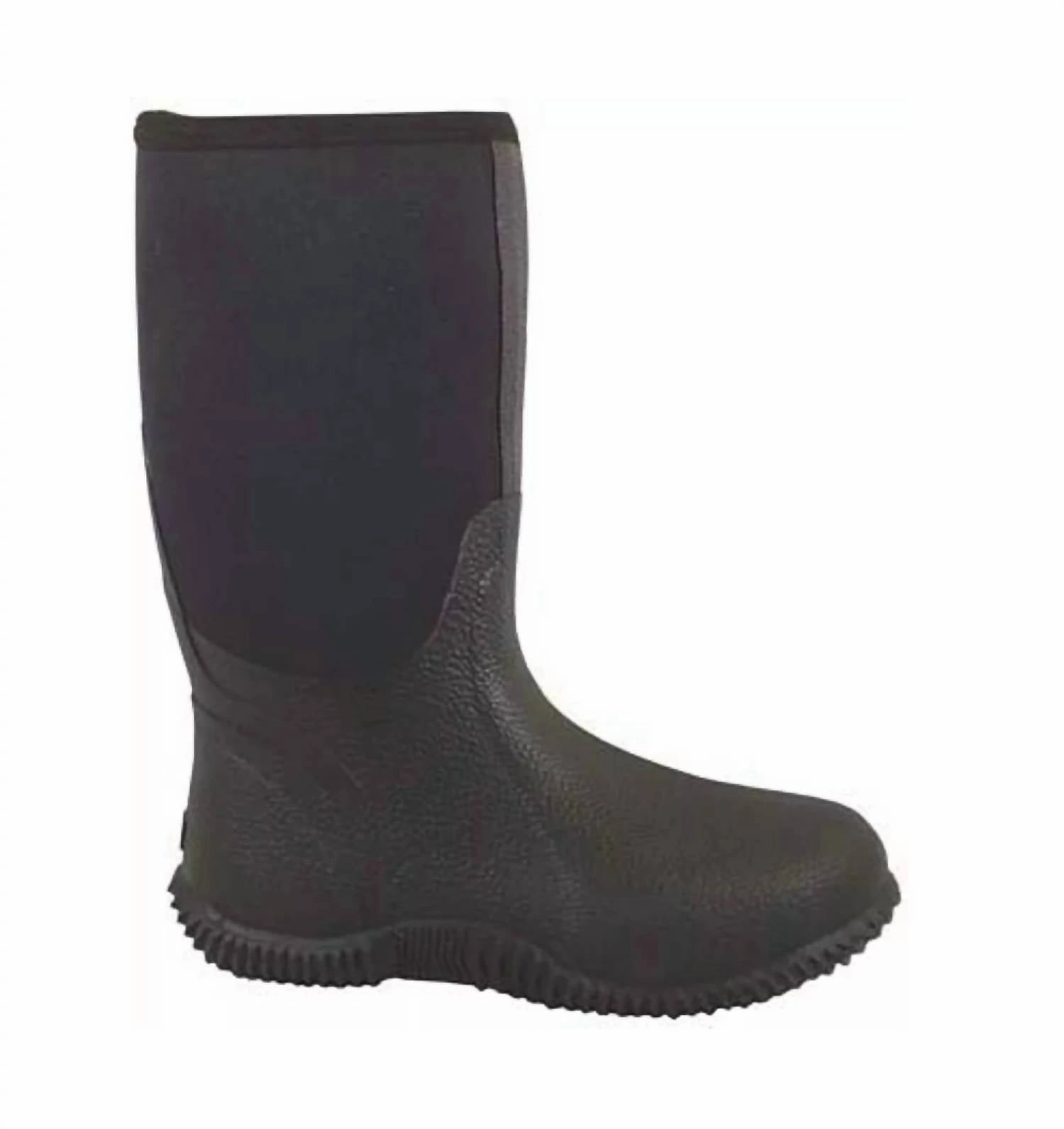 Men's Amphibian Boots In Black Breathable Cold Weather Commuter