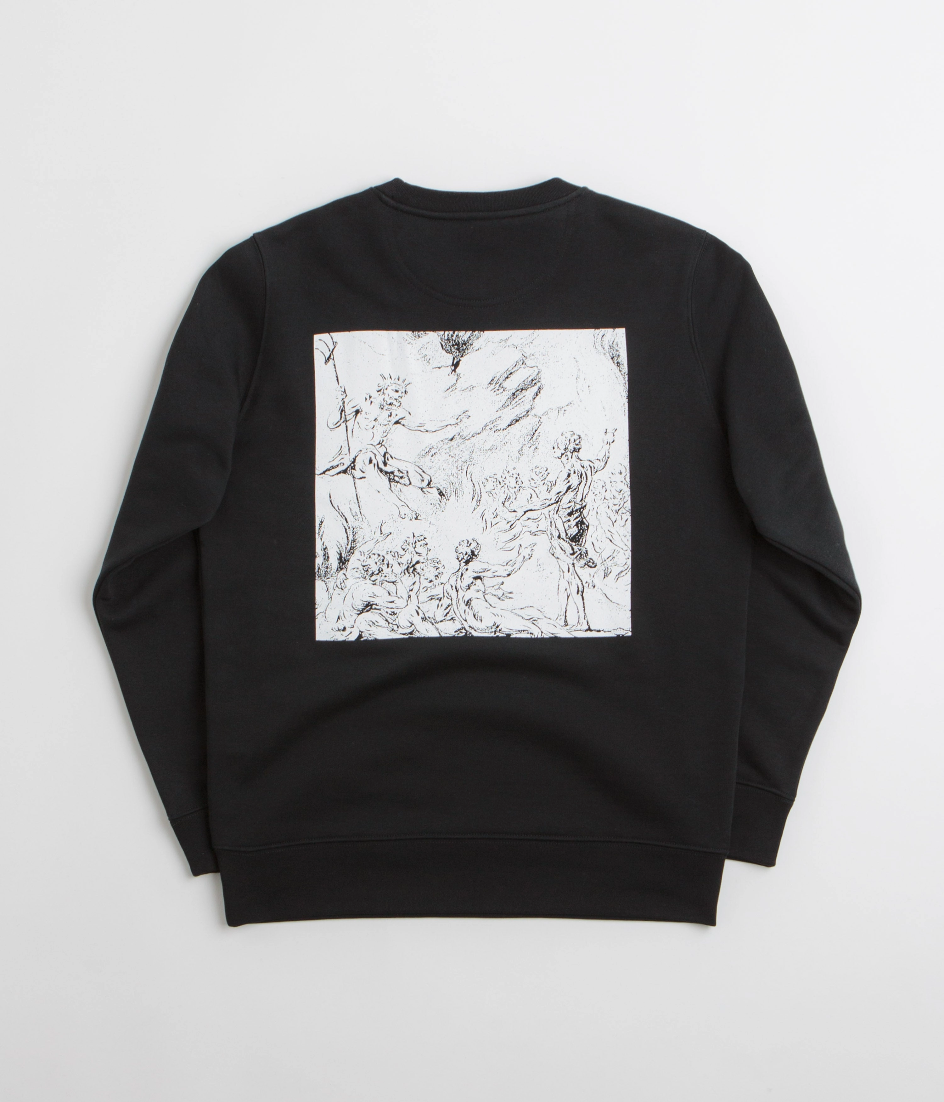 Poetic Collective Demon Crewneck Sweatshirt - Black Core Minimal product future prospects