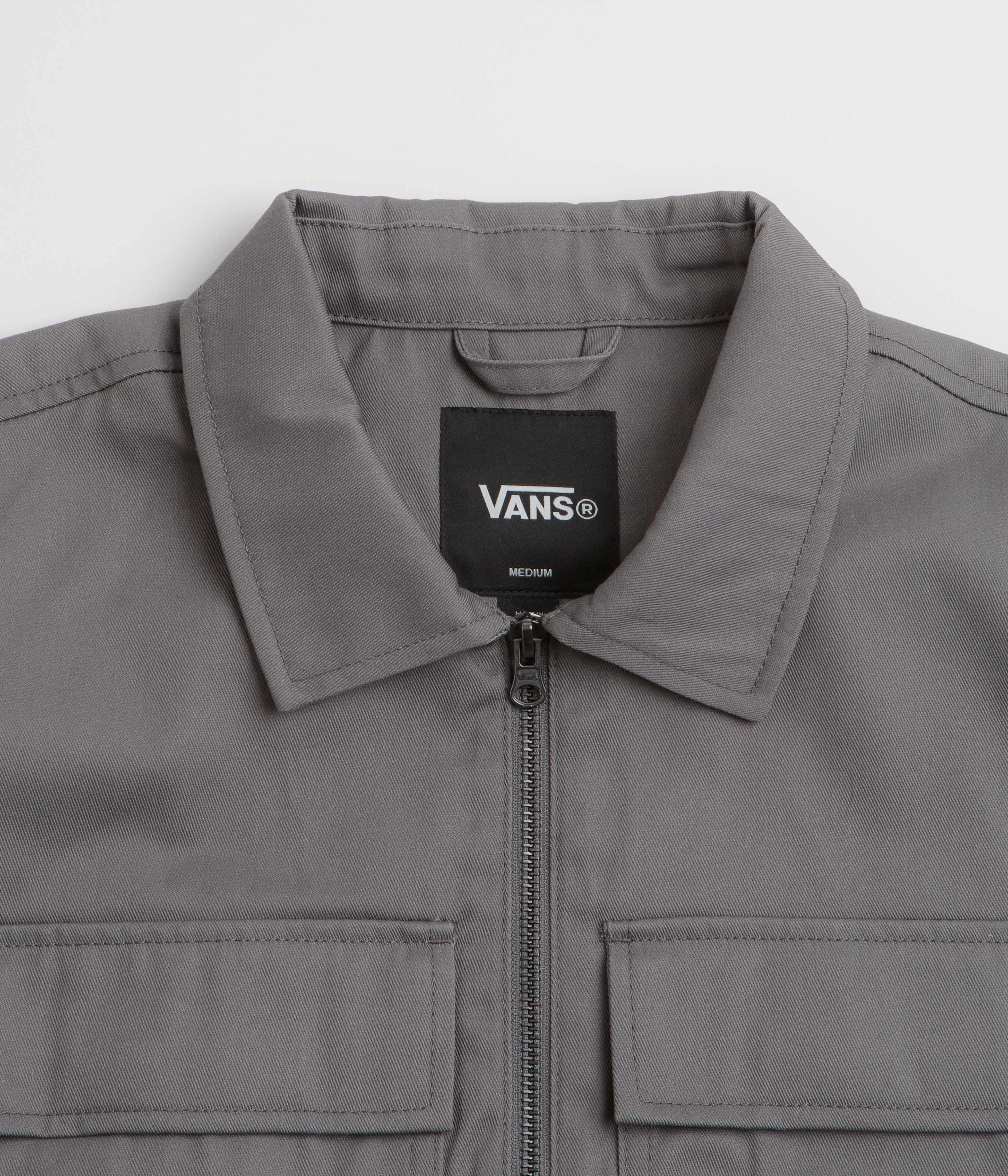 Vans x SlamJam AOD A-Abrasion Jacket - Smoked Pearl Dual Zipper System
