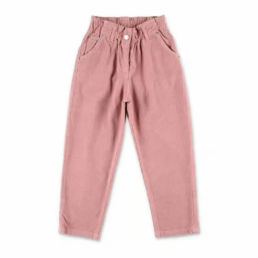 Anti Cling Finish Flexible Comfort Wear Bonpoint Girls Sonie Corduroy Pants