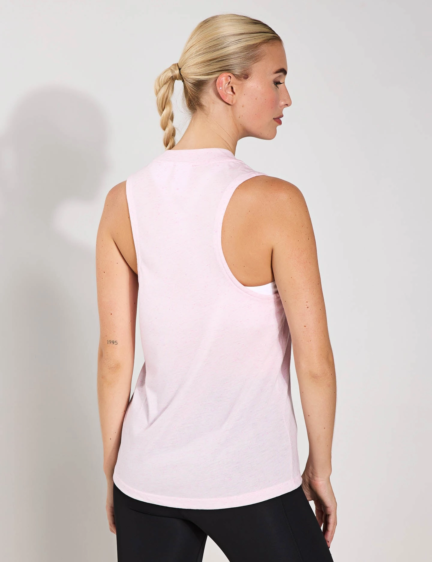 Essentials Winners Tank Top - Clear Pink/White law enforcement Easy Care Material