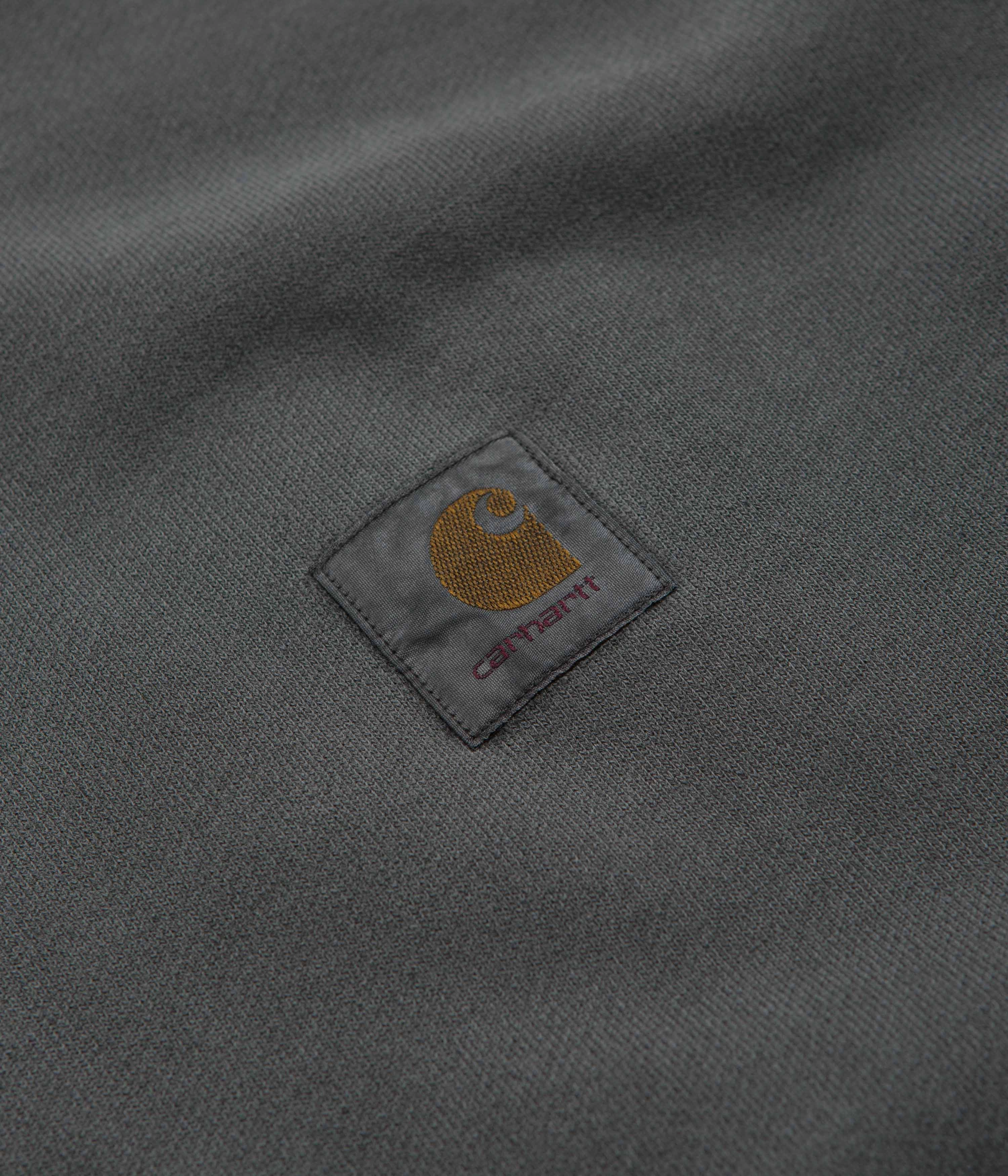 Street Style Outdoor Relaxed Carhartt Vista Crewneck Sweatshirt - Graphite